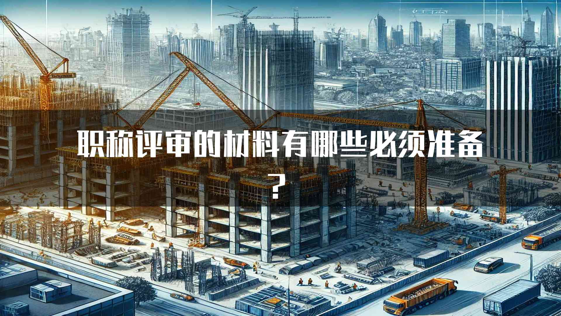 职称评审的材料有哪些必须准备？