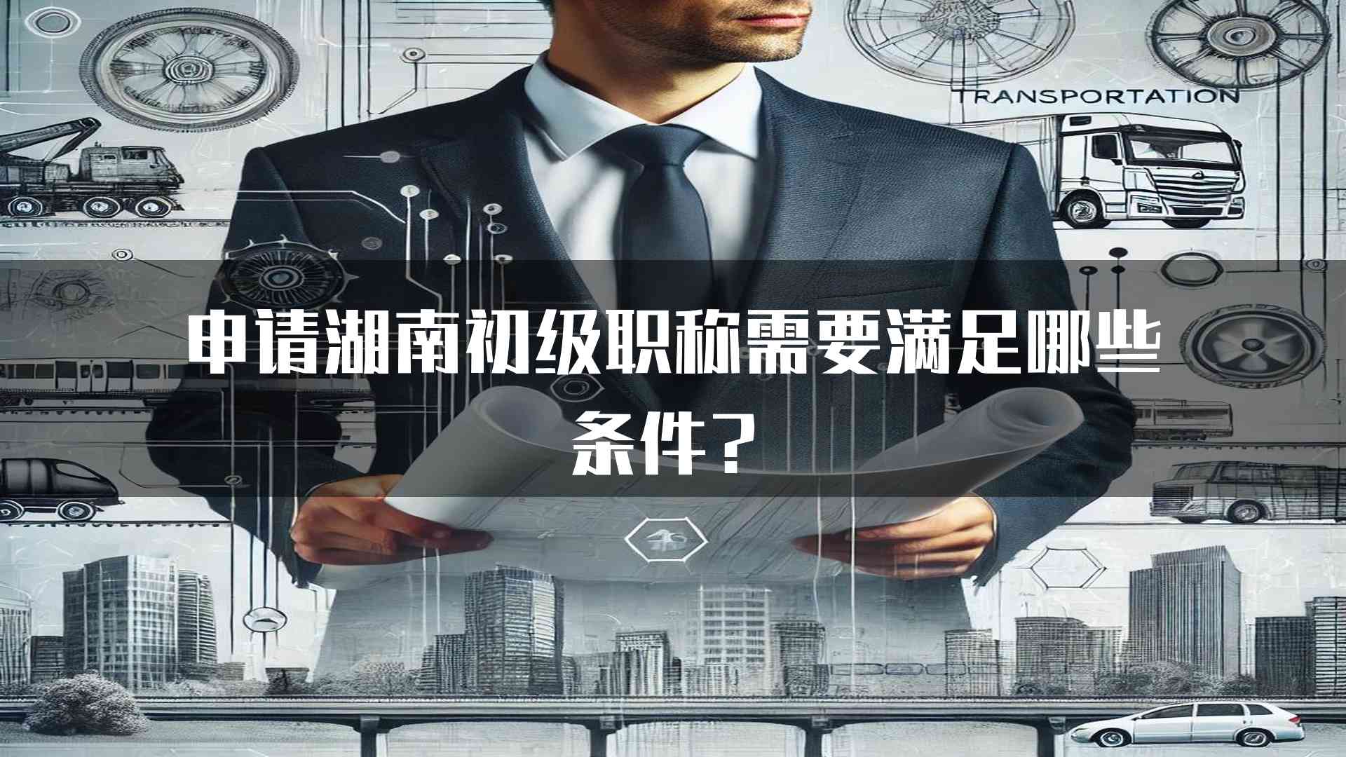 申请湖南初级职称需要满足哪些条件？