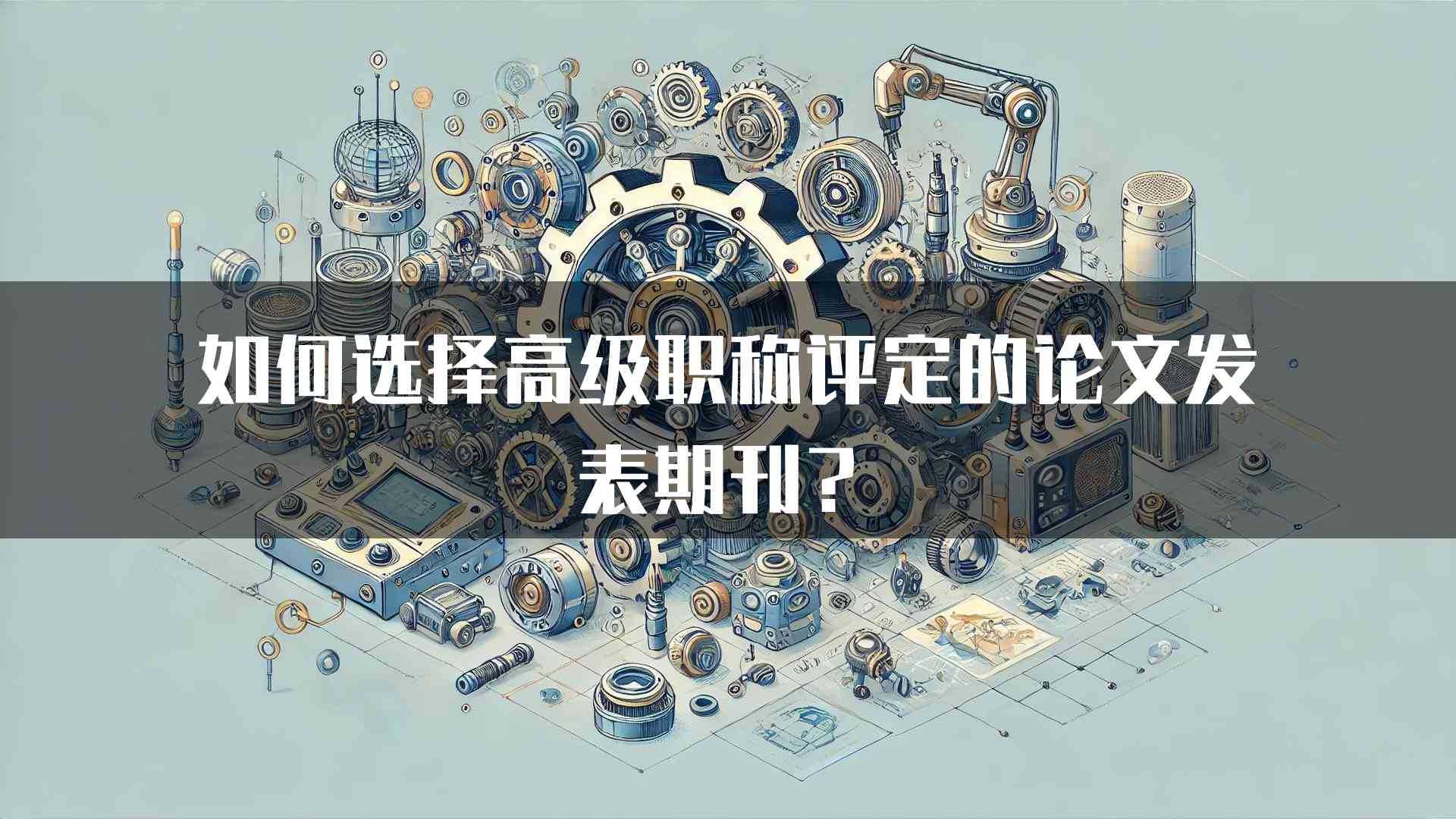 如何选择高级职称评定的论文发表期刊？