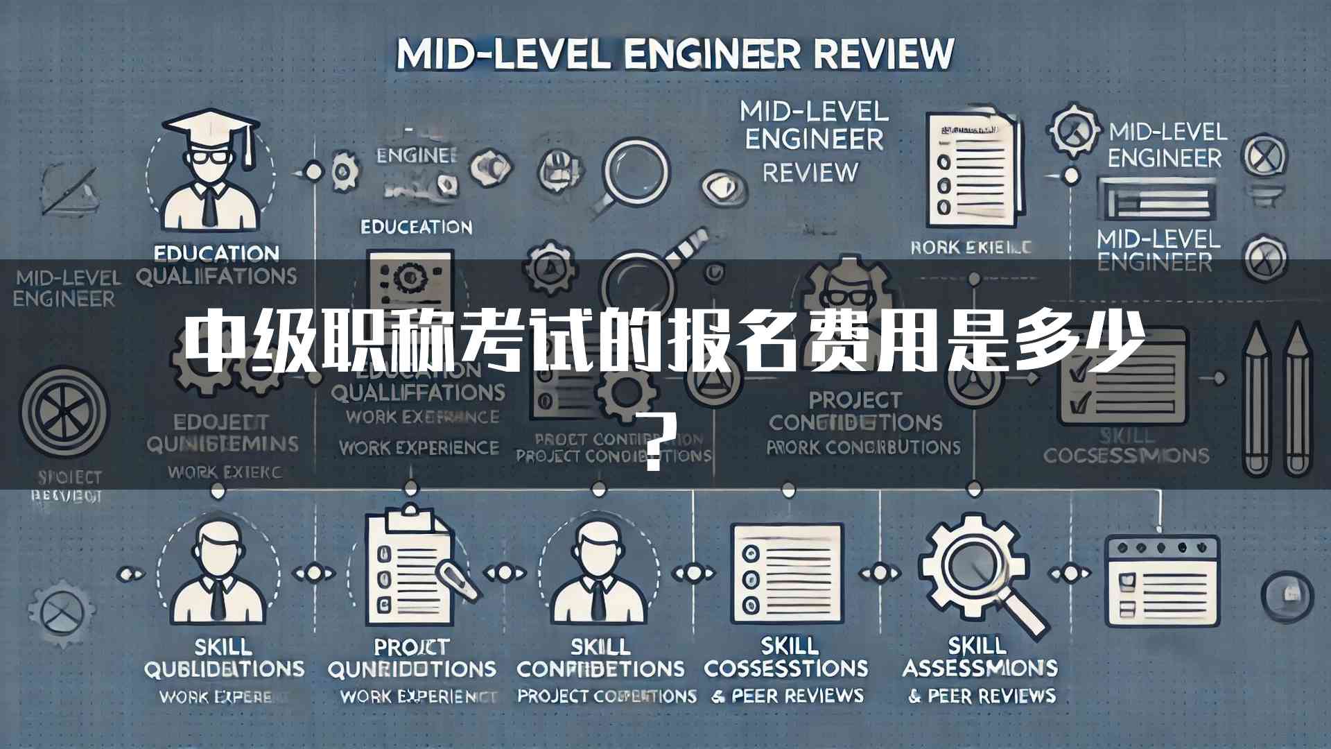 中级职称考试的报名费用是多少？