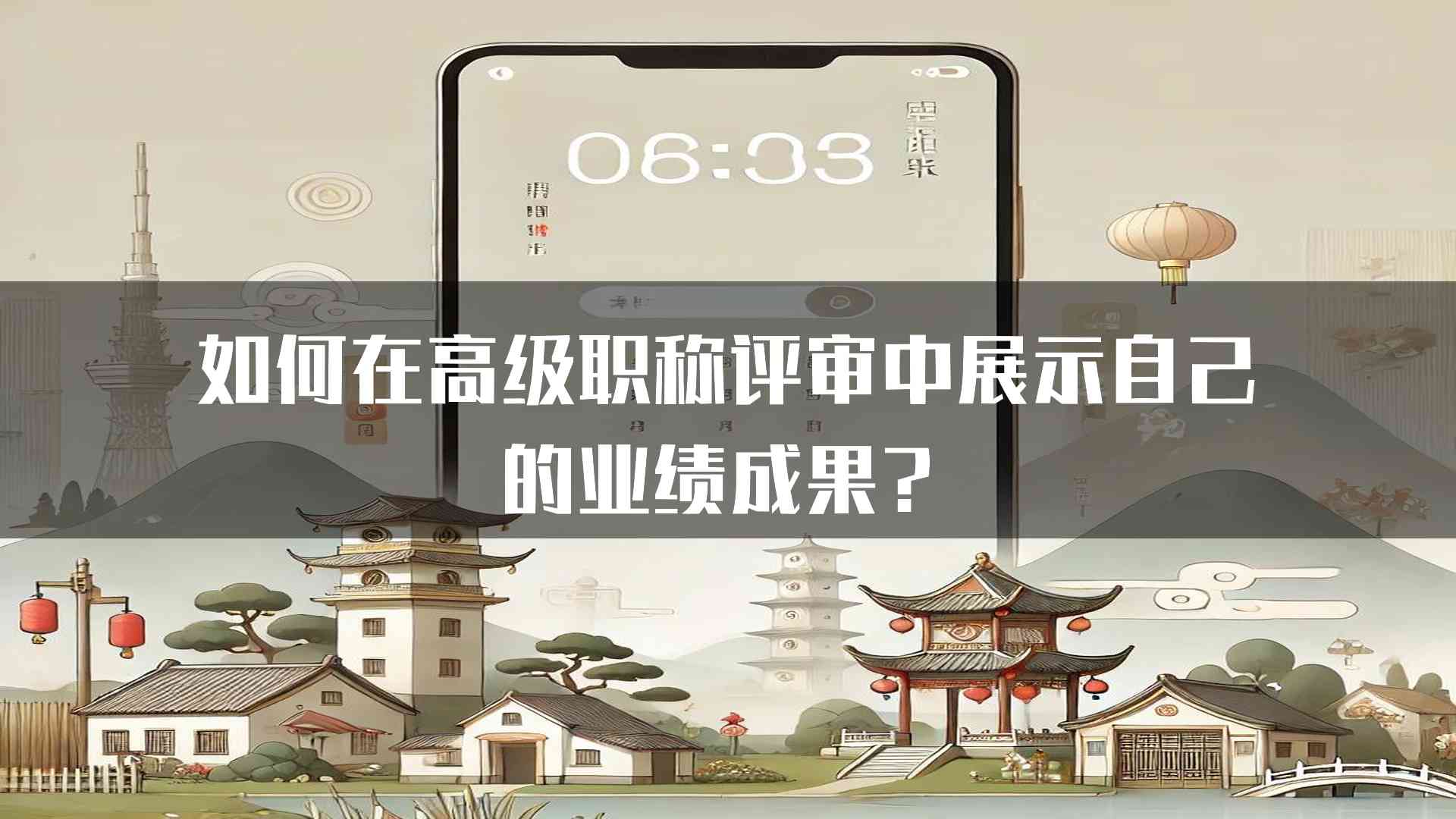 如何在高级职称评审中展示自己的业绩成果？