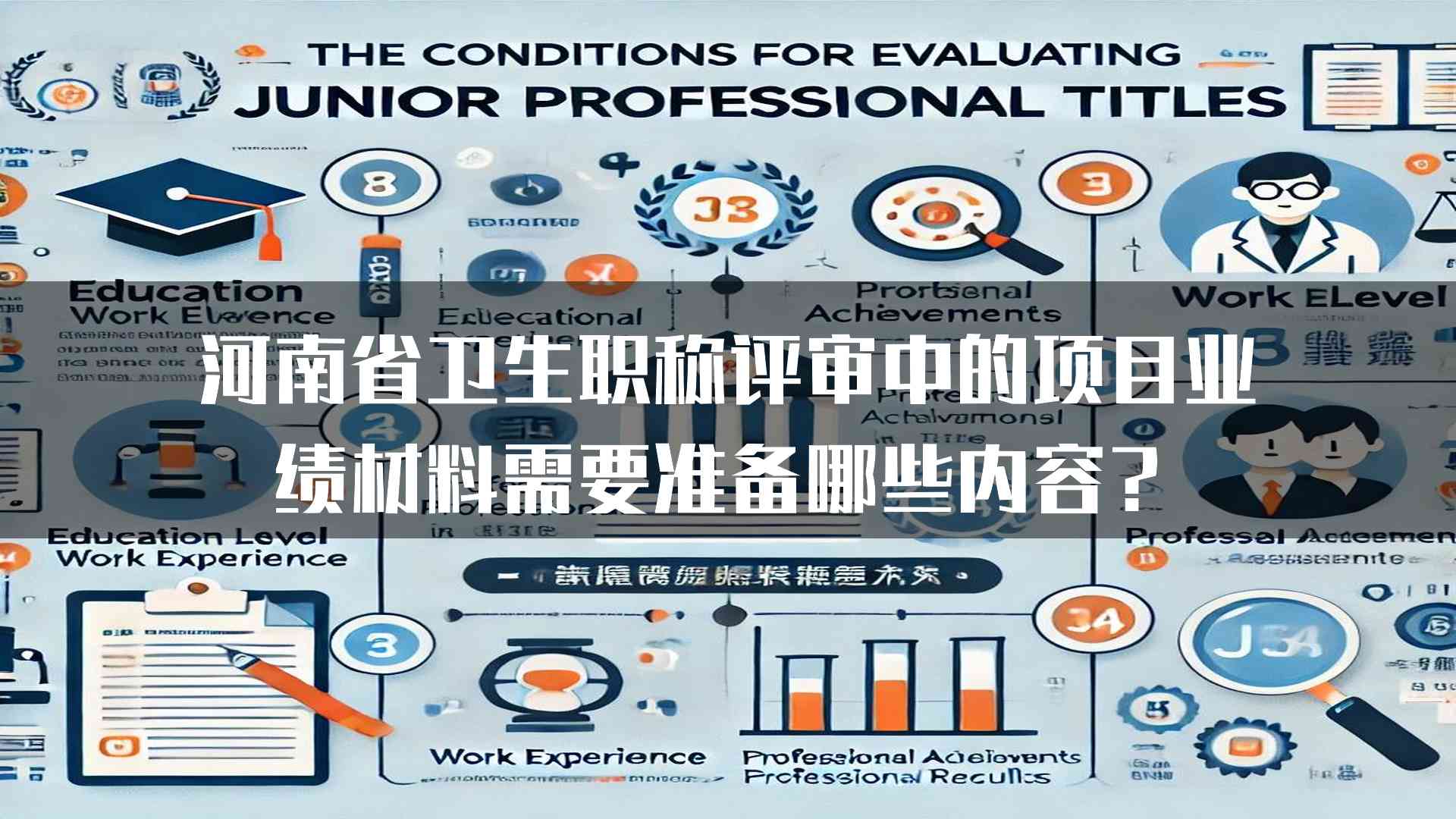 河南省卫生职称评审中的项目业绩材料需要准备哪些内容？