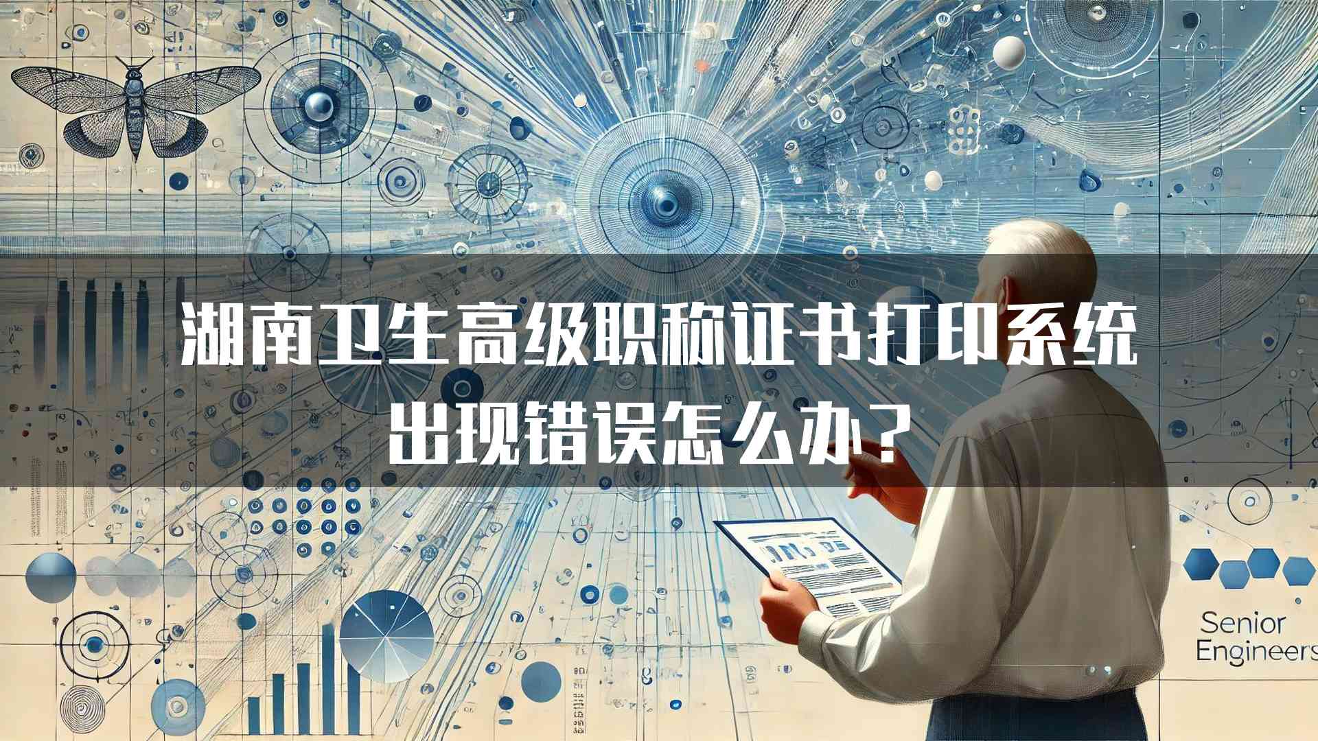 湖南卫生高级职称证书打印系统出现错误怎么办？