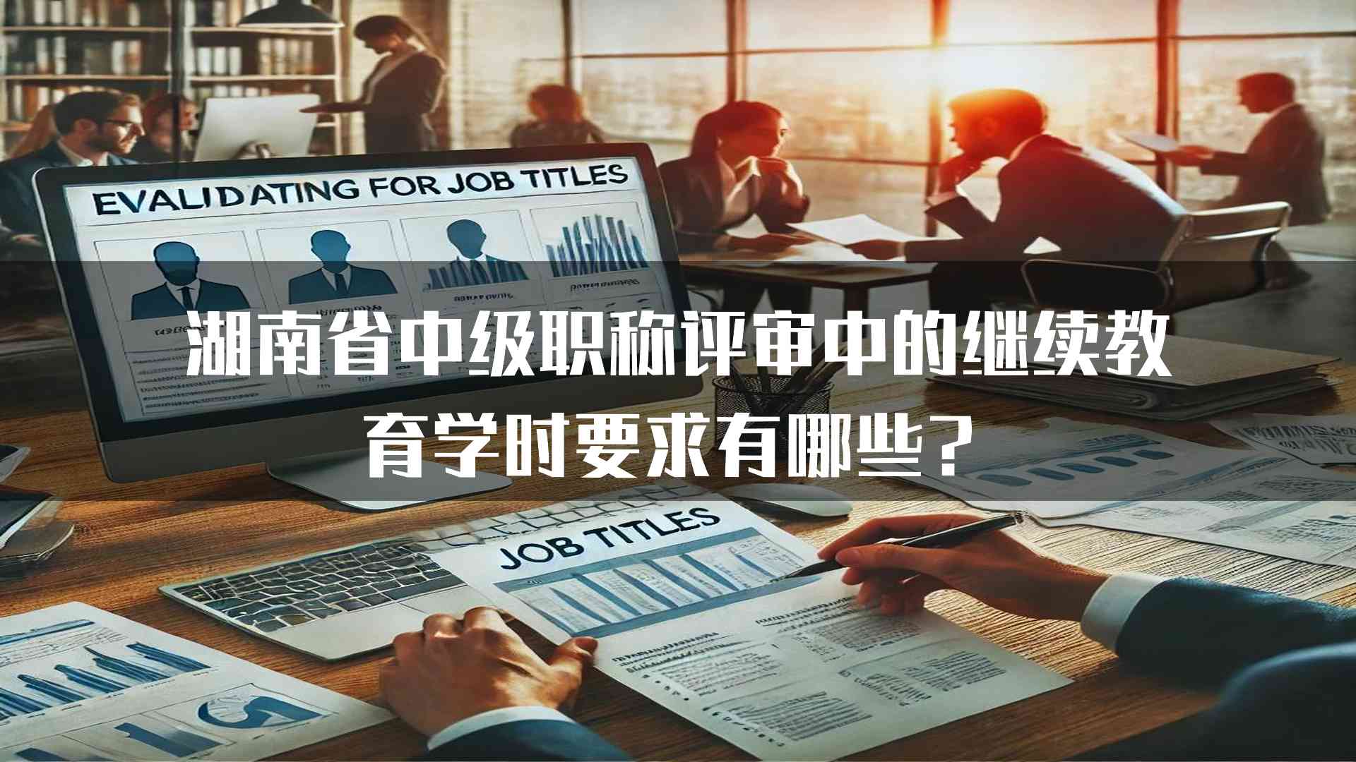 湖南省中级职称评审中的继续教育学时要求有哪些？