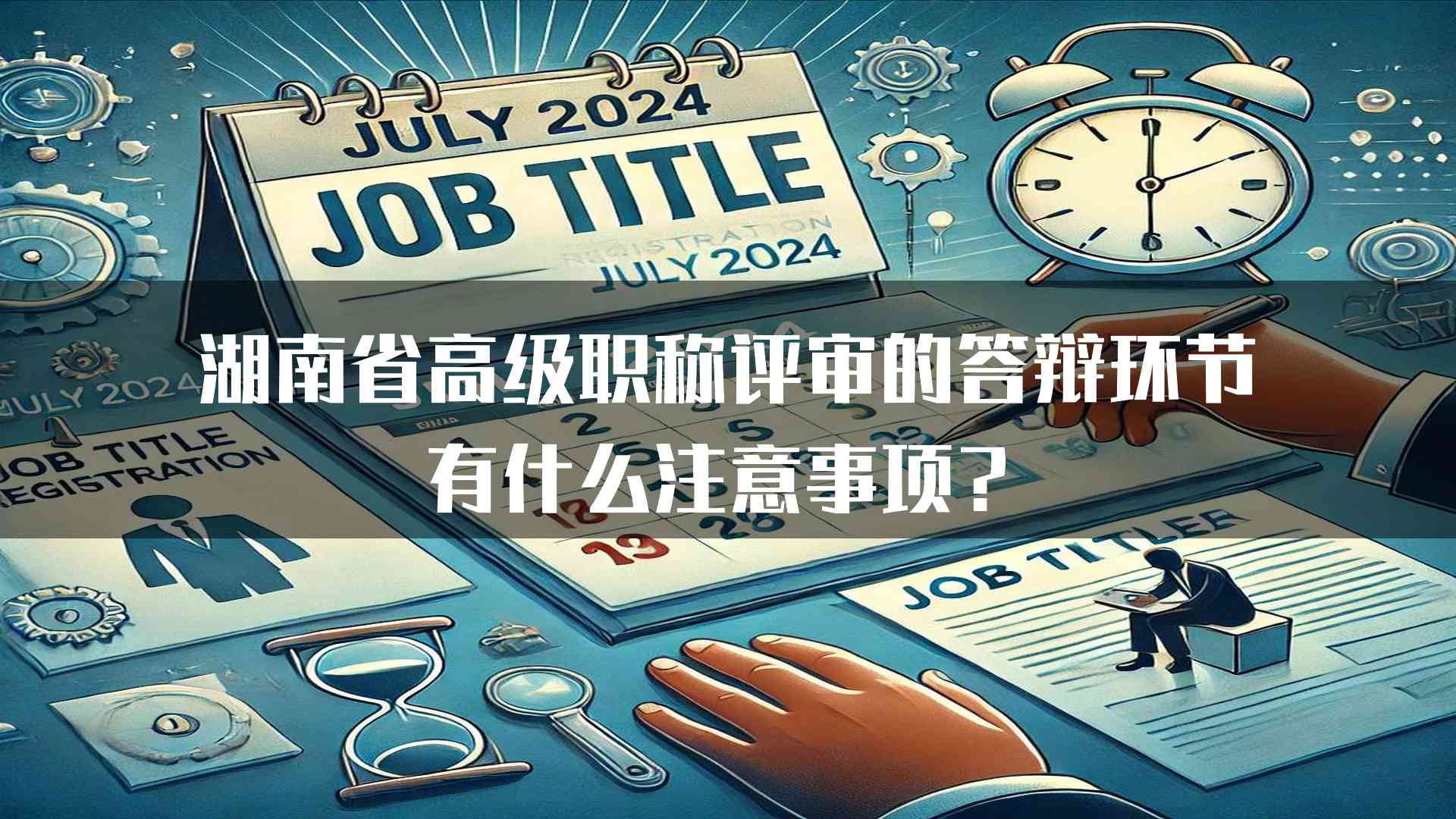 湖南省高级职称评审的答辩环节有什么注意事项？