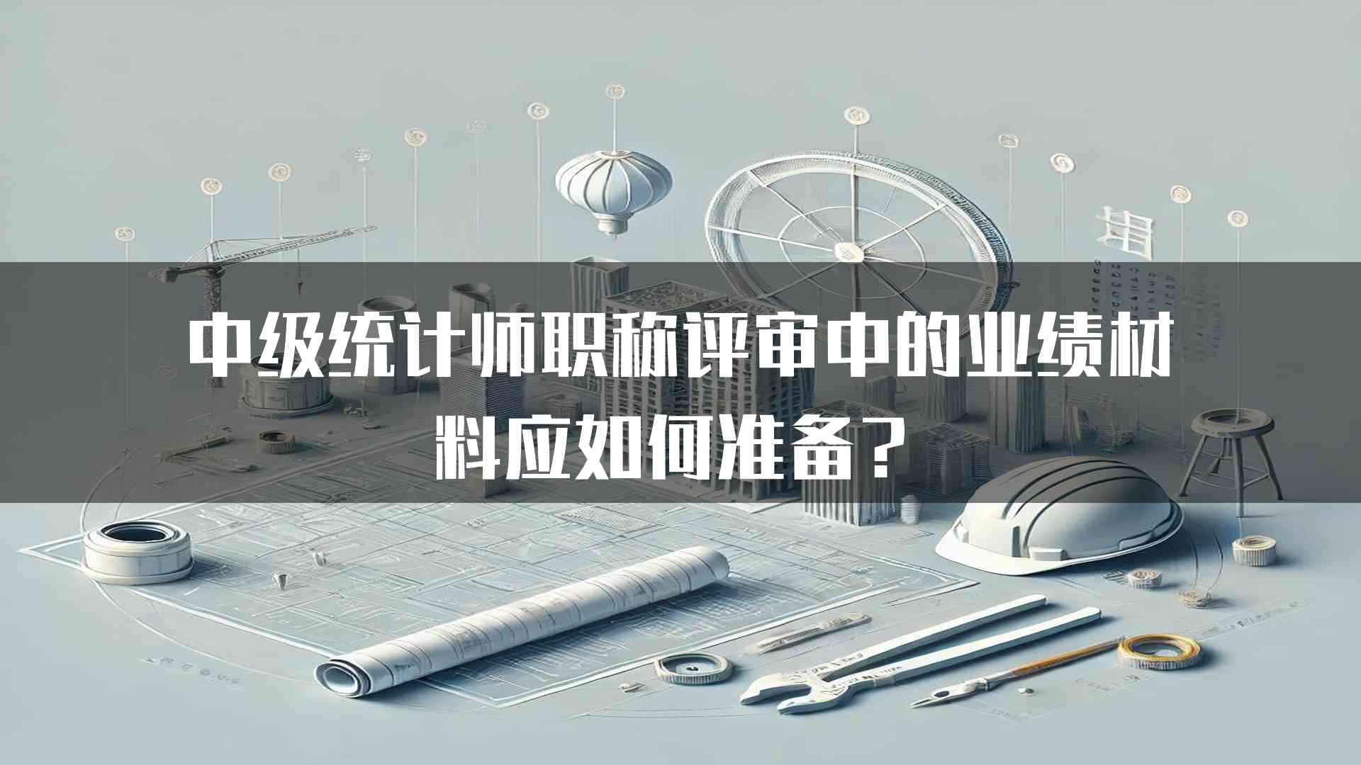 中级统计师职称评审中的业绩材料应如何准备？