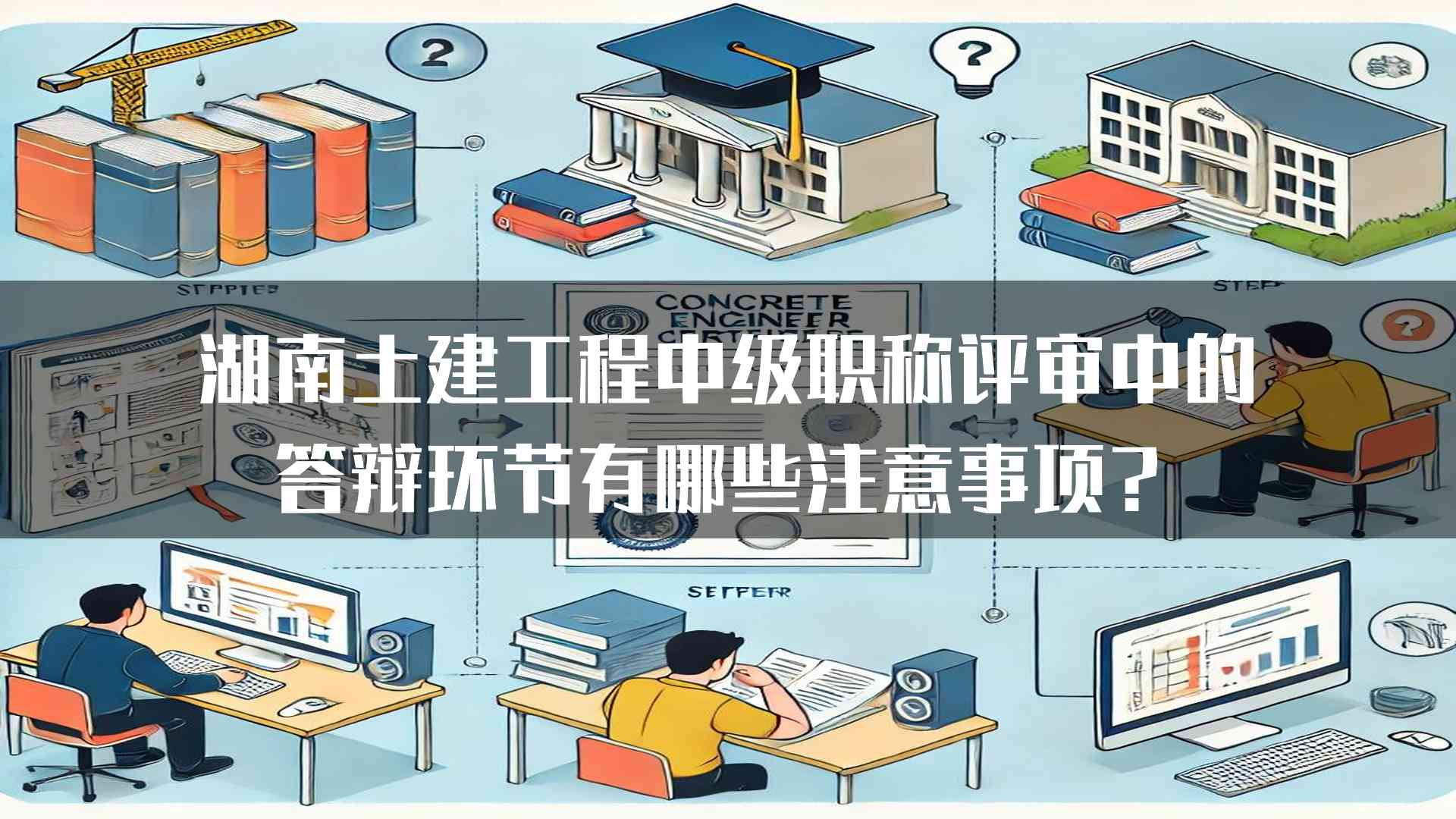 湖南土建工程中级职称评审中的答辩环节有哪些注意事项？