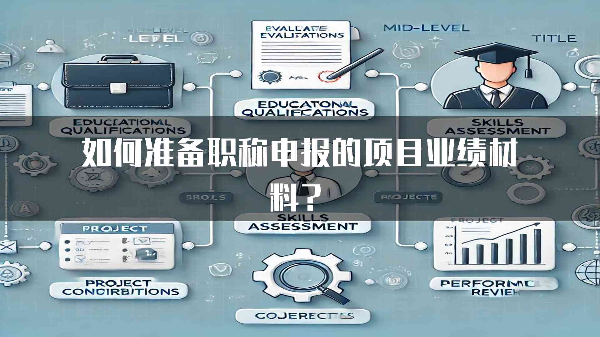 如何准备职称申报的项目业绩材料？