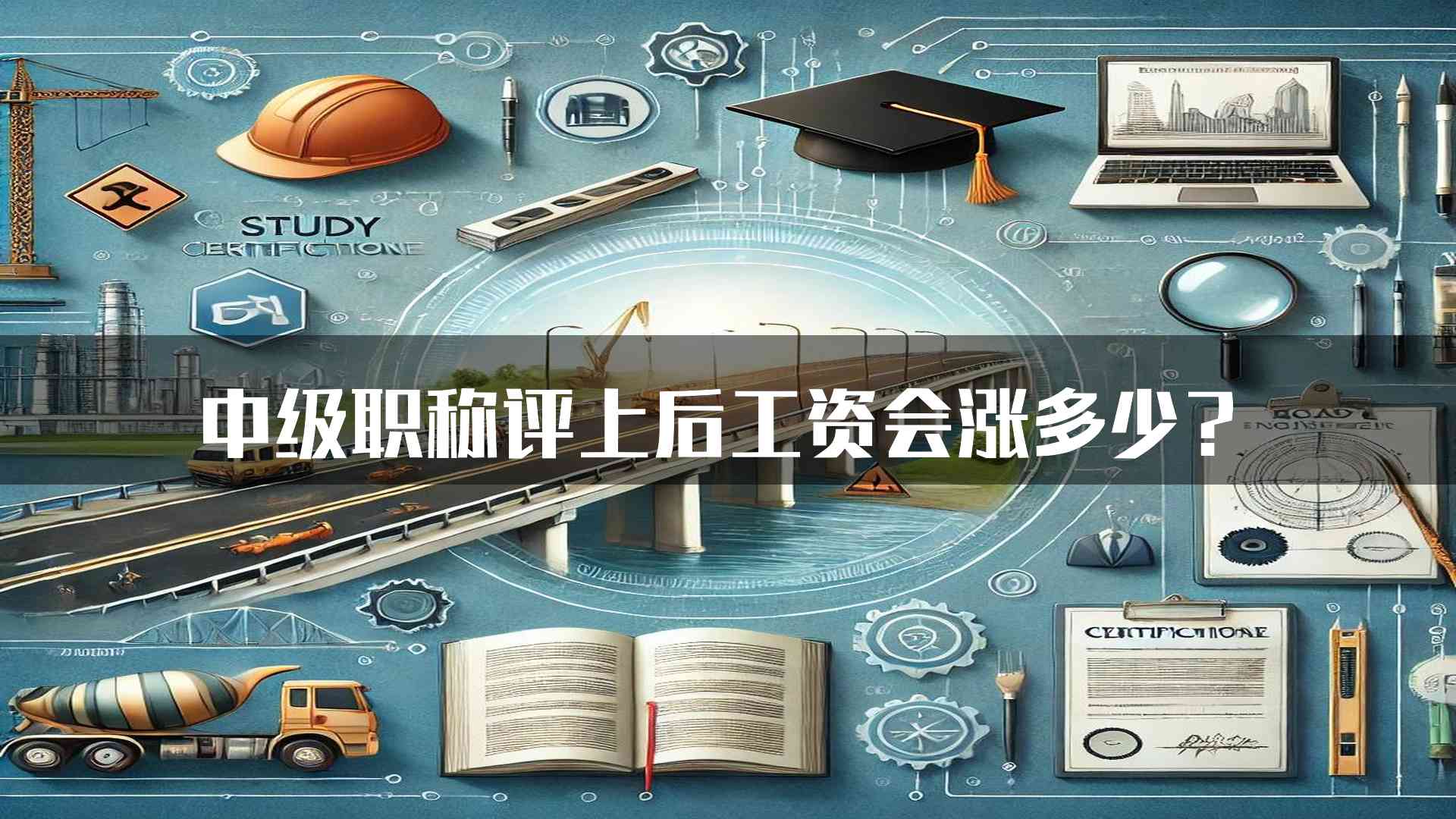 中级职称评上后工资会涨多少？