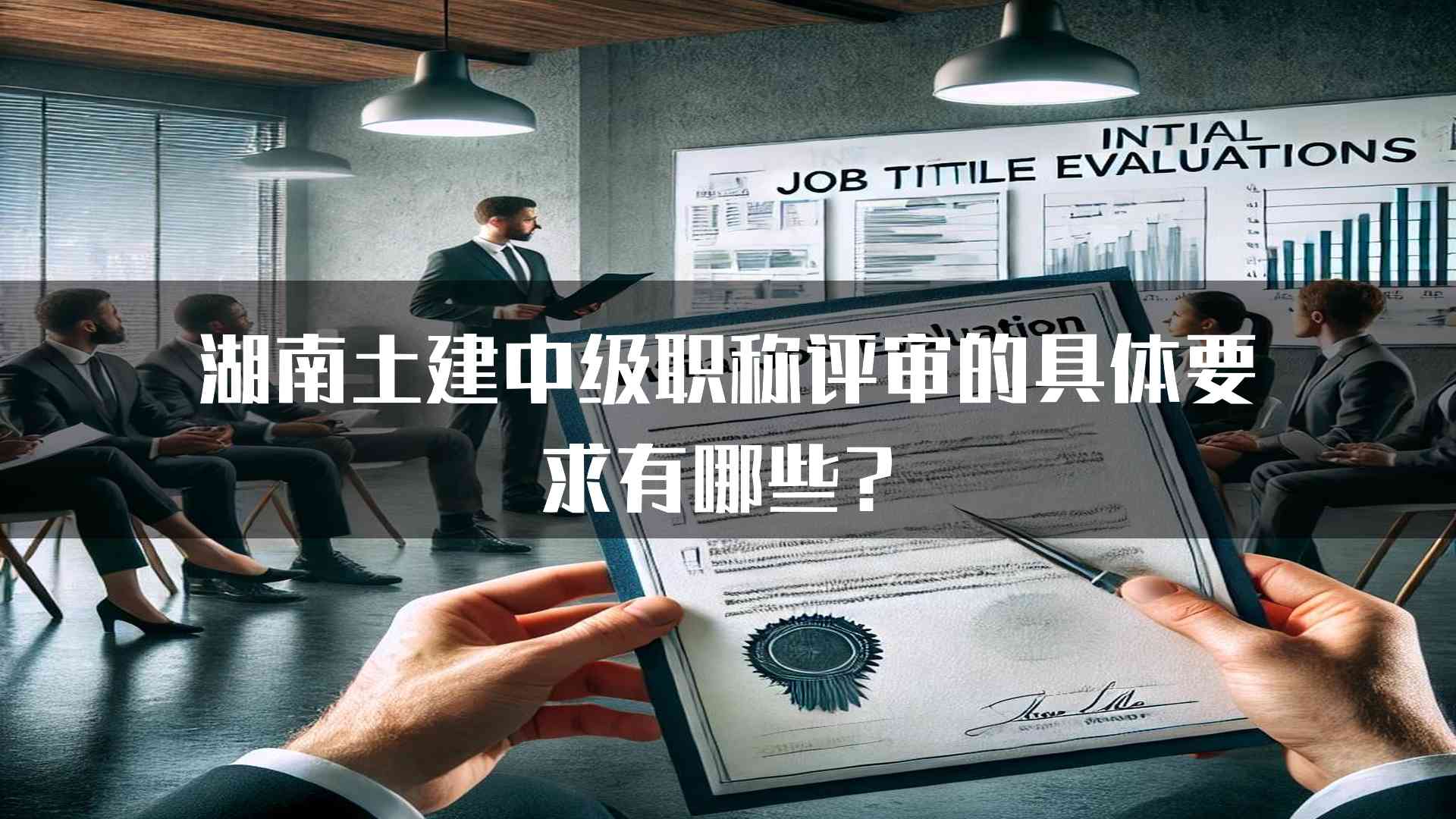 湖南土建中级职称评审的具体要求有哪些？