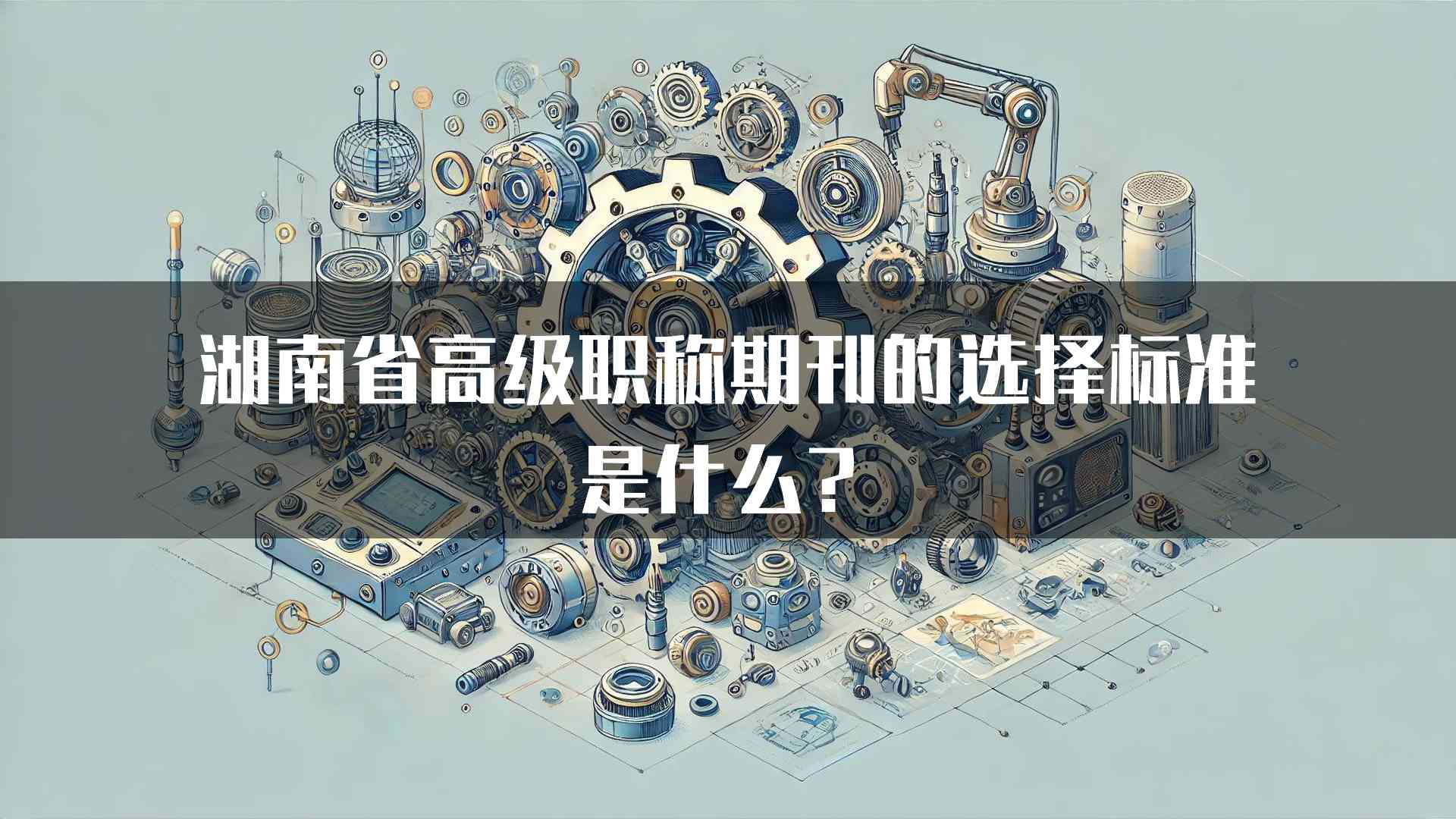 湖南省高级职称期刊的选择标准是什么？