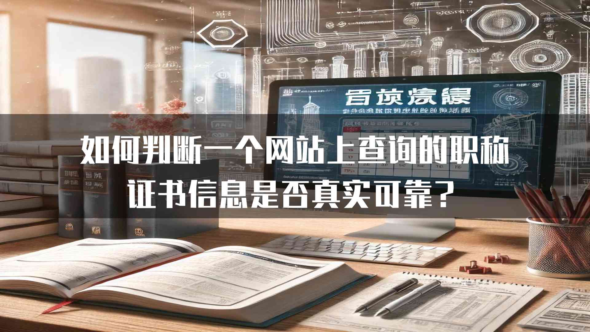 如何判断一个网站上查询的职称证书信息是否真实可靠？