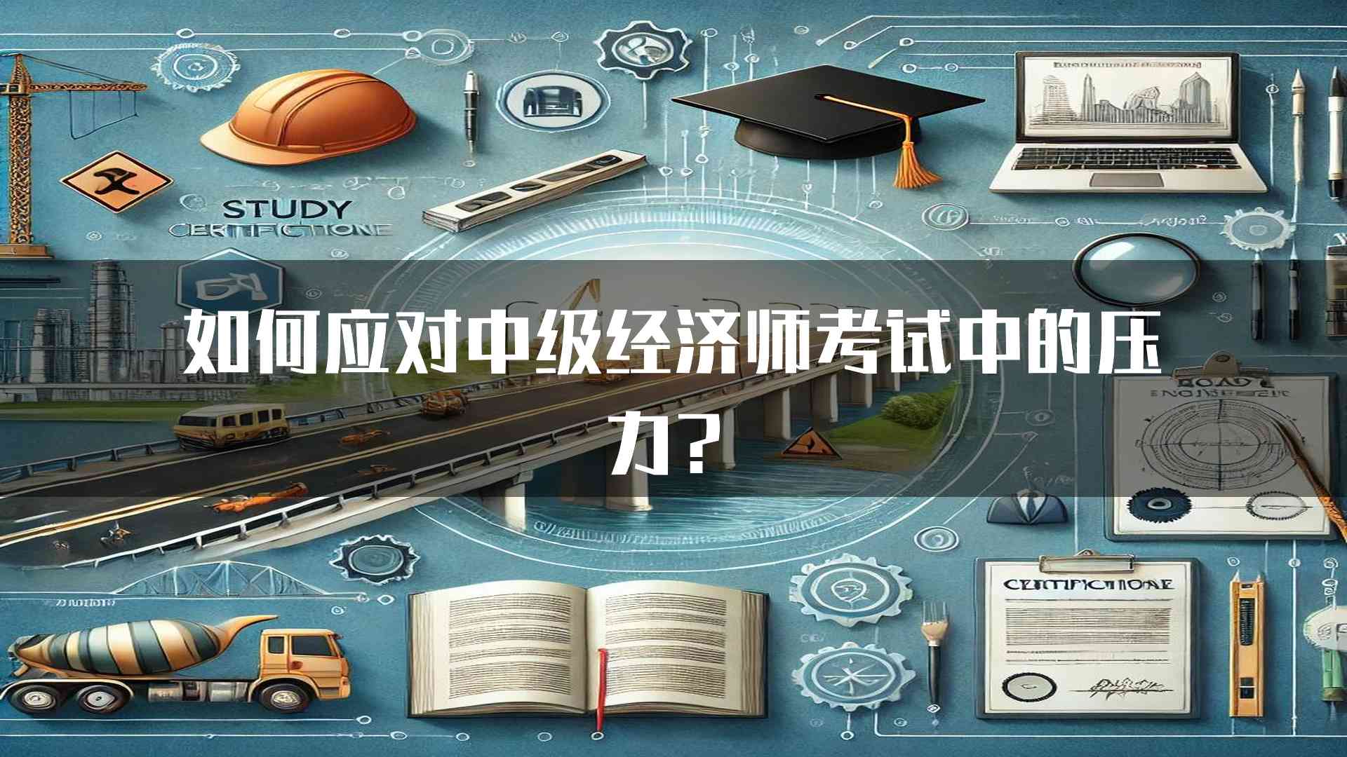 如何应对中级经济师考试中的压力？