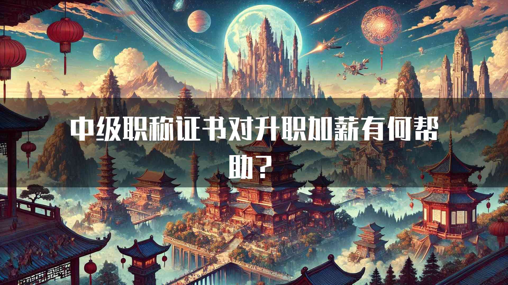 中级职称证书对升职加薪有何帮助？