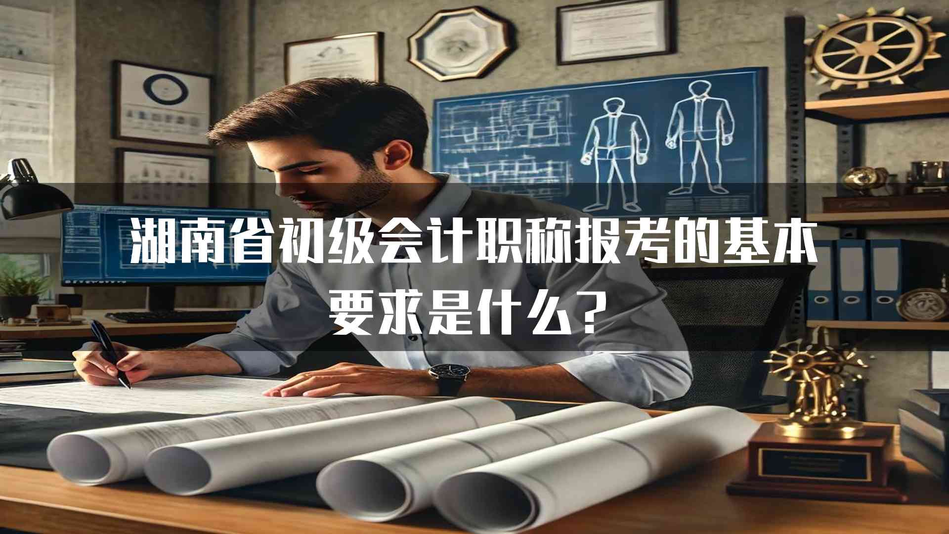 湖南省初级会计职称报考的基本要求是什么？