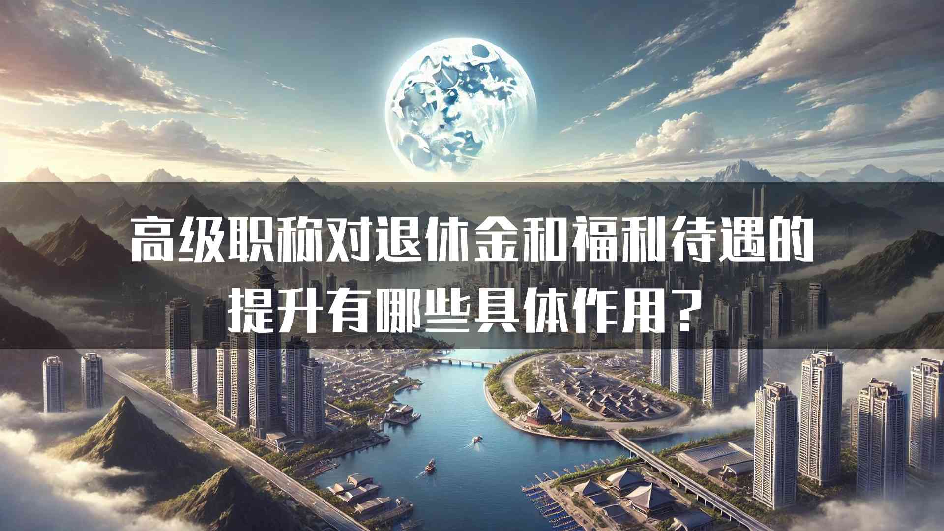 高级职称对退休金和福利待遇的提升有哪些具体作用？