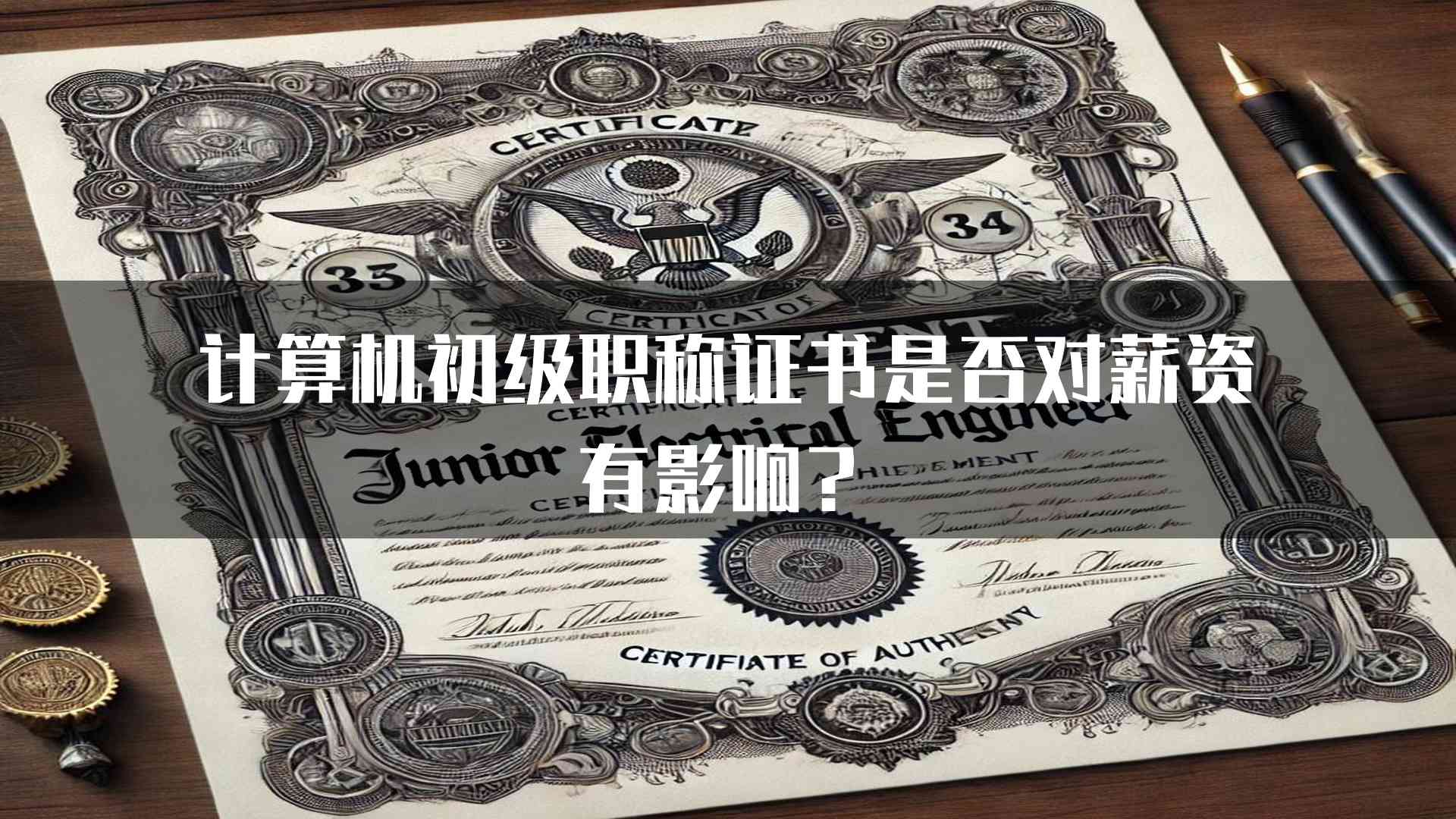 计算机初级职称证书是否对薪资有影响？