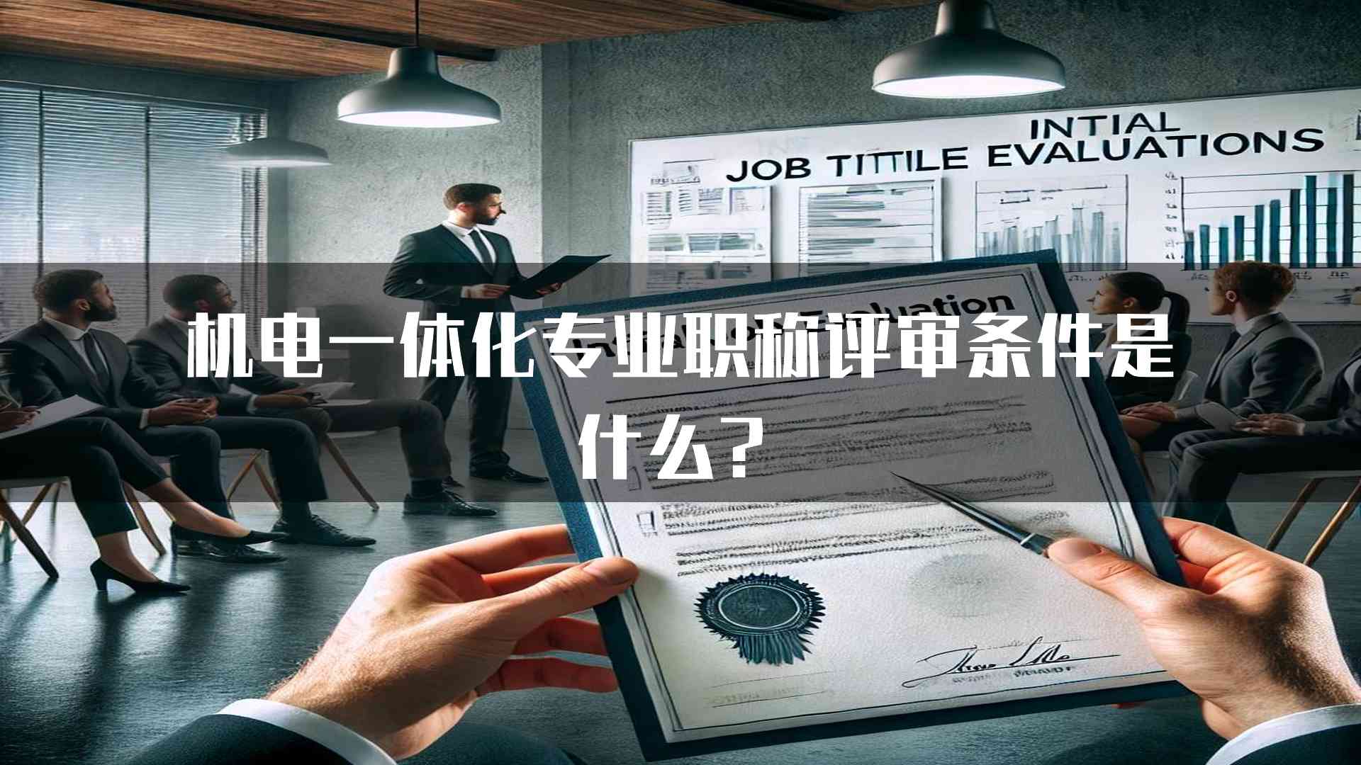 机电一体化专业职称评审条件是什么？