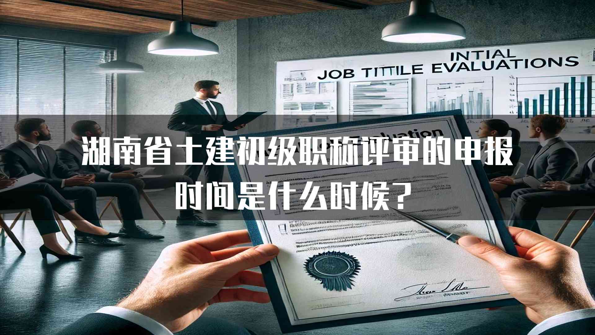 湖南省土建初级职称评审的申报时间是什么时候？