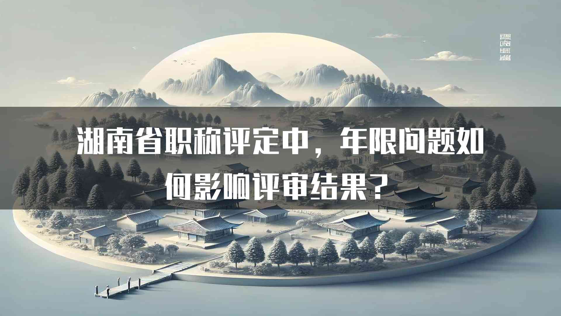 湖南省职称评定中，年限问题如何影响评审结果？