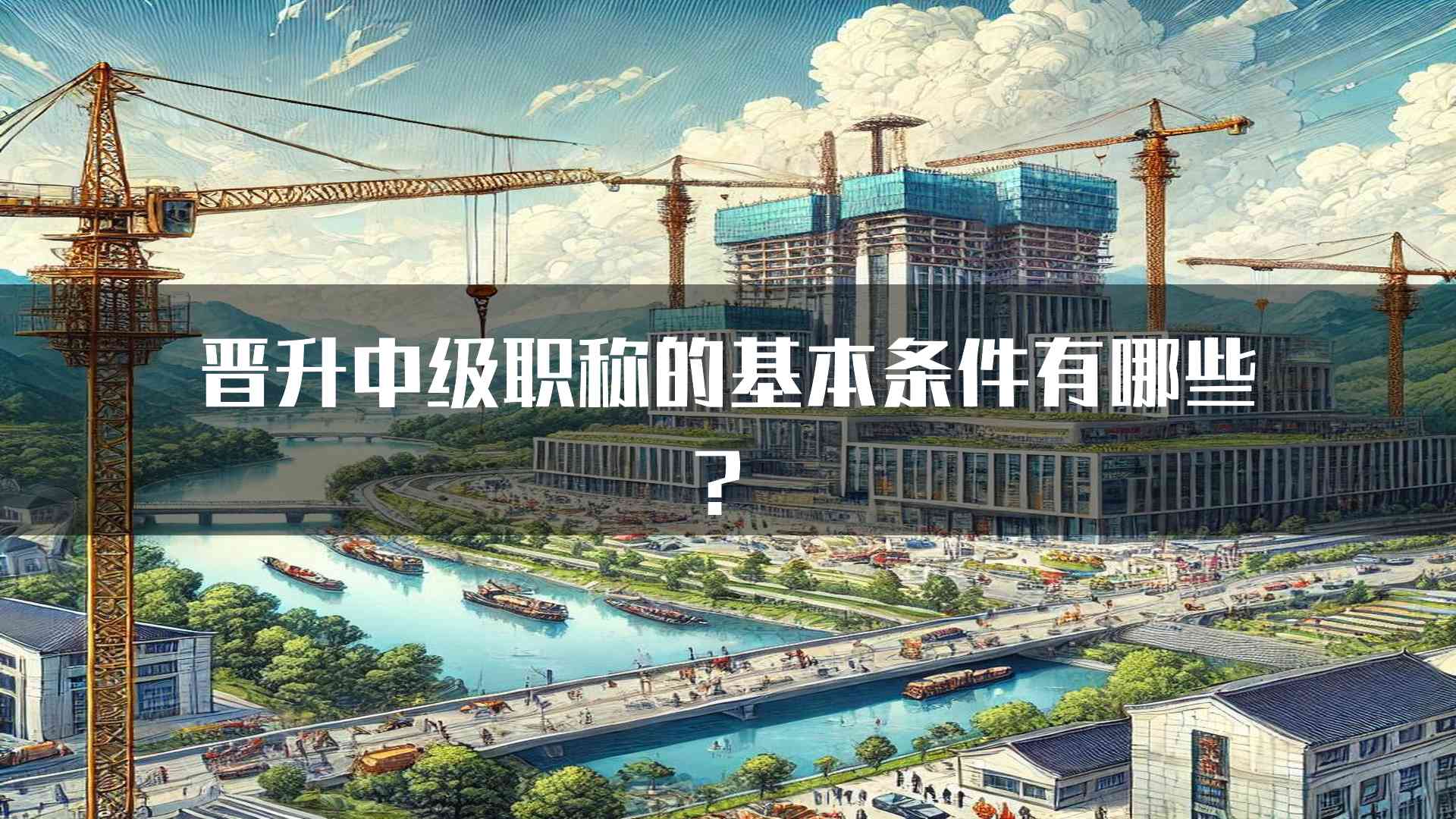 晋升中级职称的基本条件有哪些？