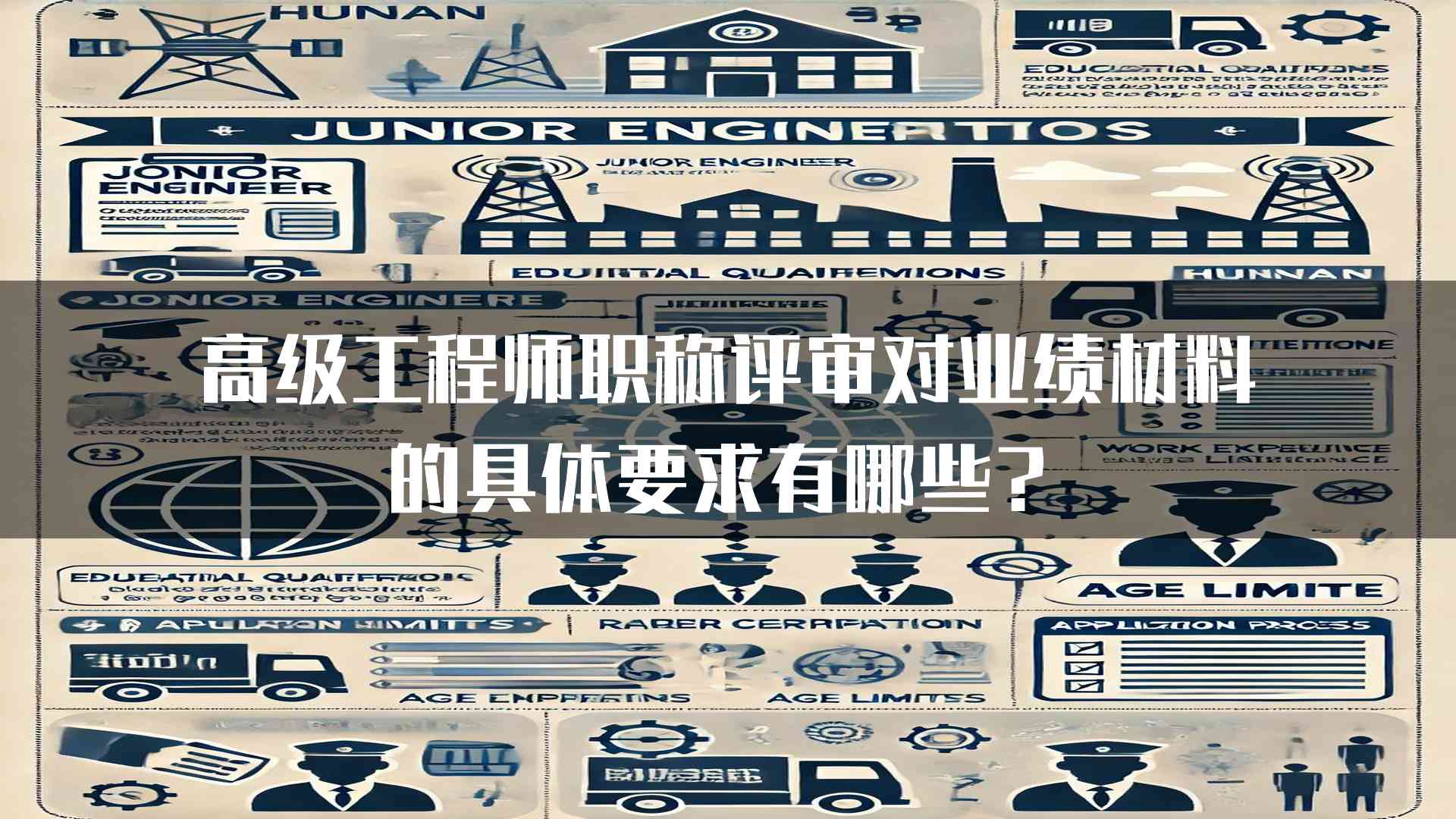 高级工程师职称评审对业绩材料的具体要求有哪些？