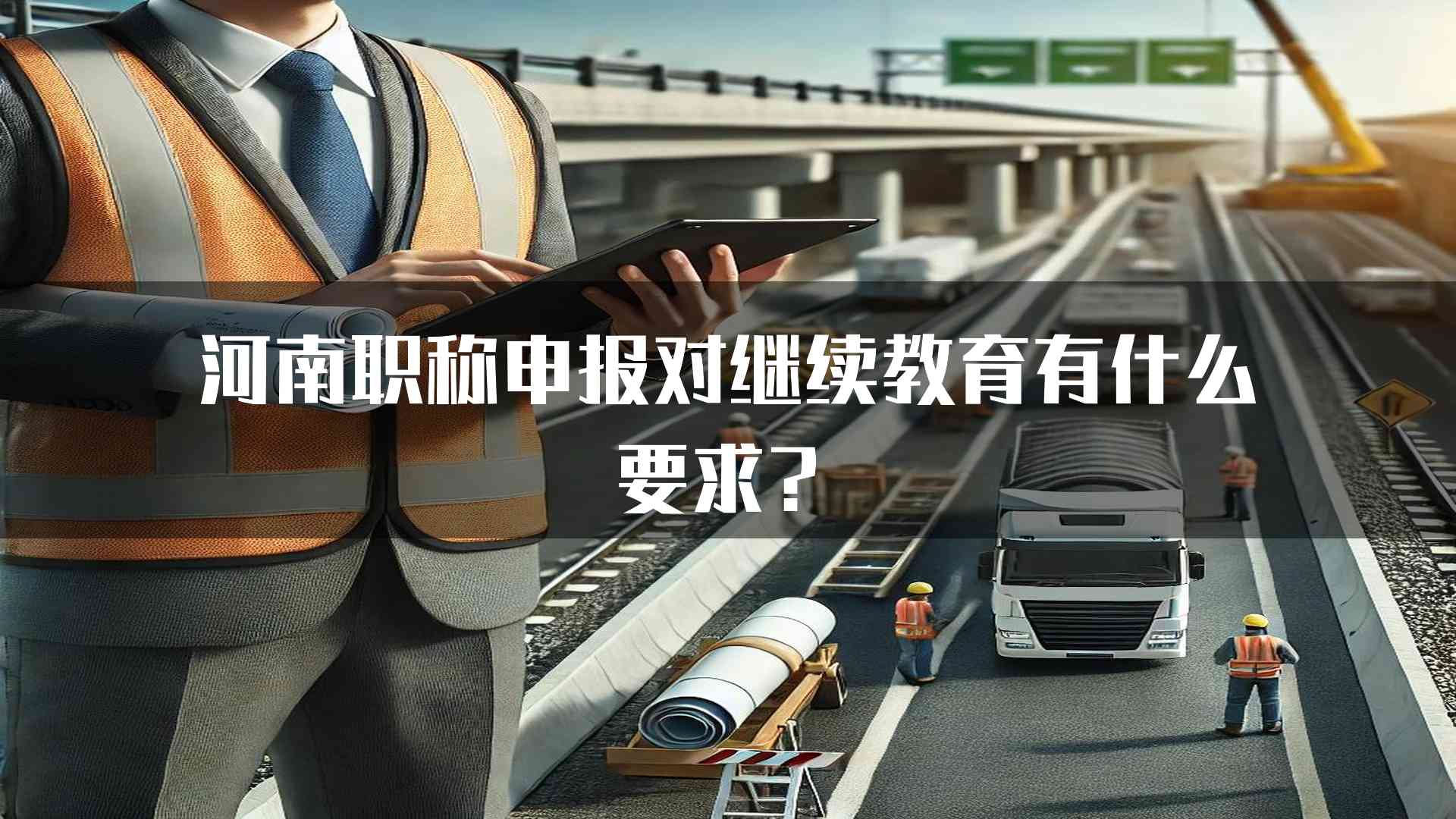 河南职称申报对继续教育有什么要求？