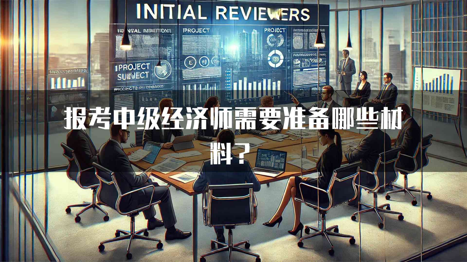 报考中级经济师需要准备哪些材料？