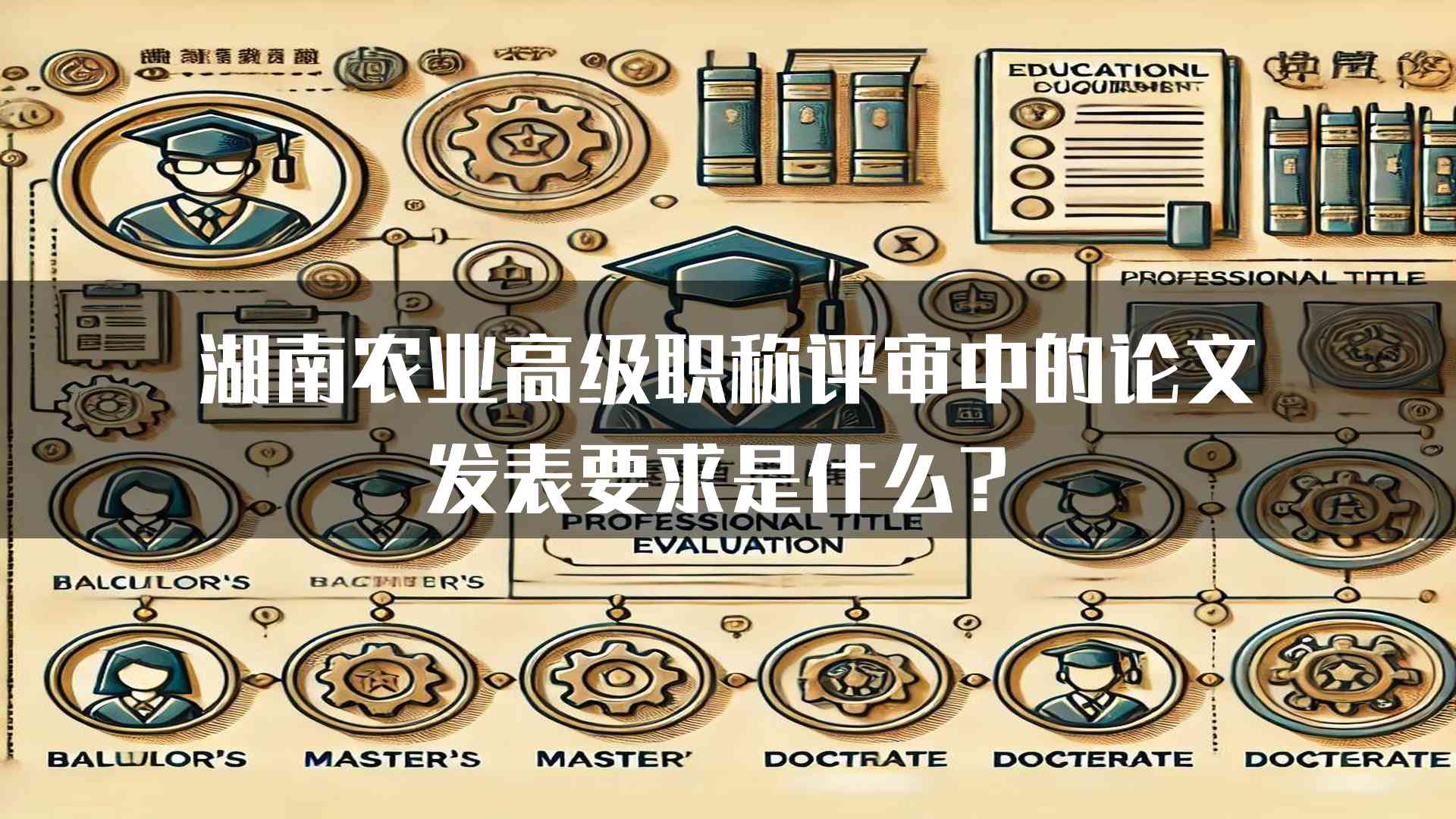 湖南农业高级职称评审中的论文发表要求是什么？