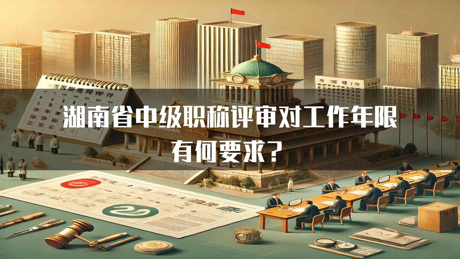 湖南省中级职称评审对工作年限有何要求？