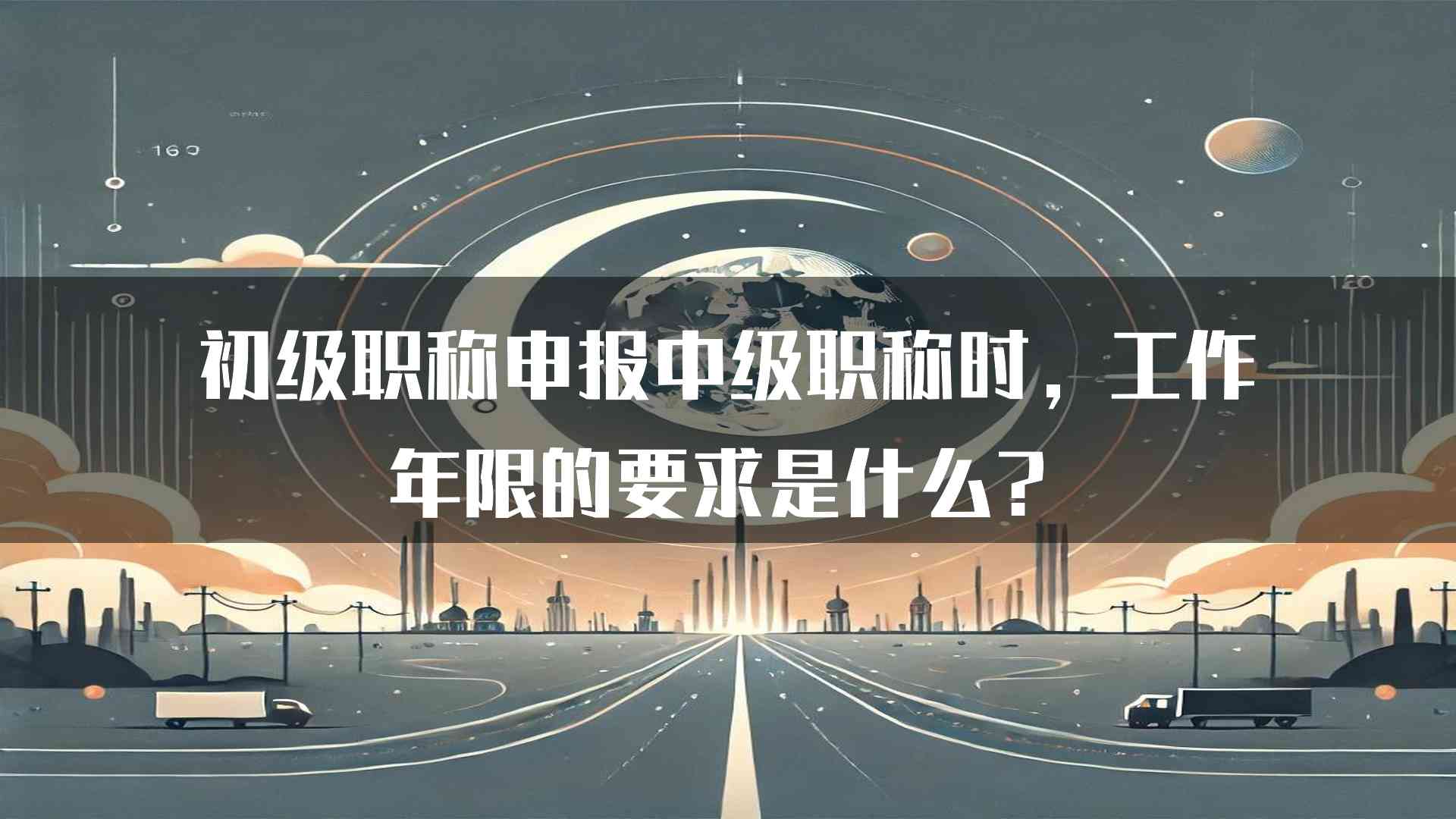 初级职称申报中级职称时，工作年限的要求是什么？