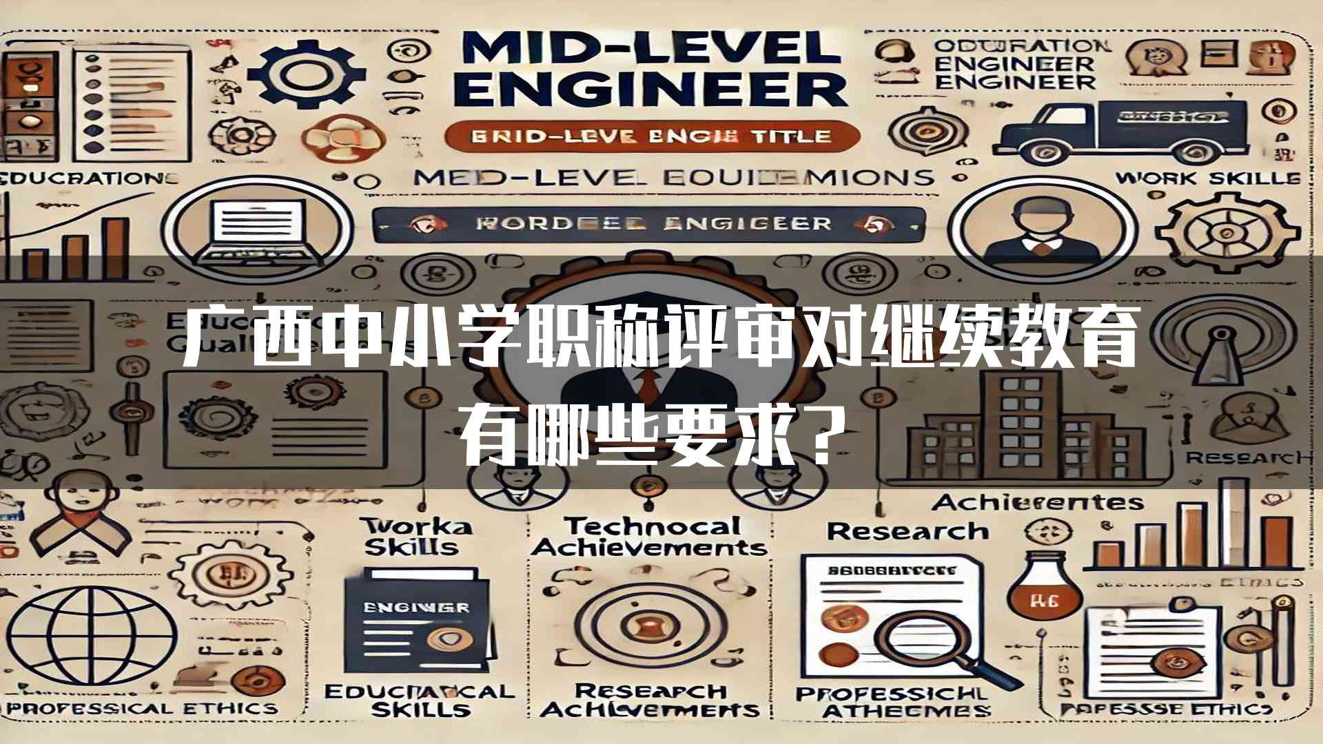 广西中小学职称评审对继续教育有哪些要求？