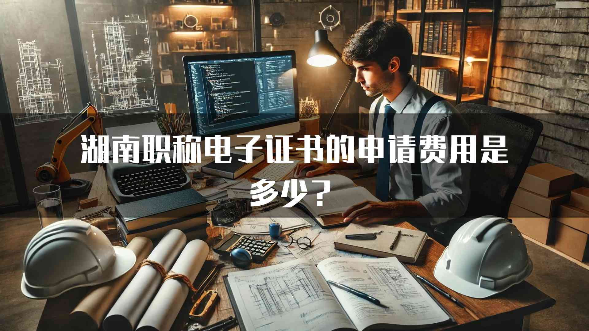 湖南职称电子证书的申请费用是多少？