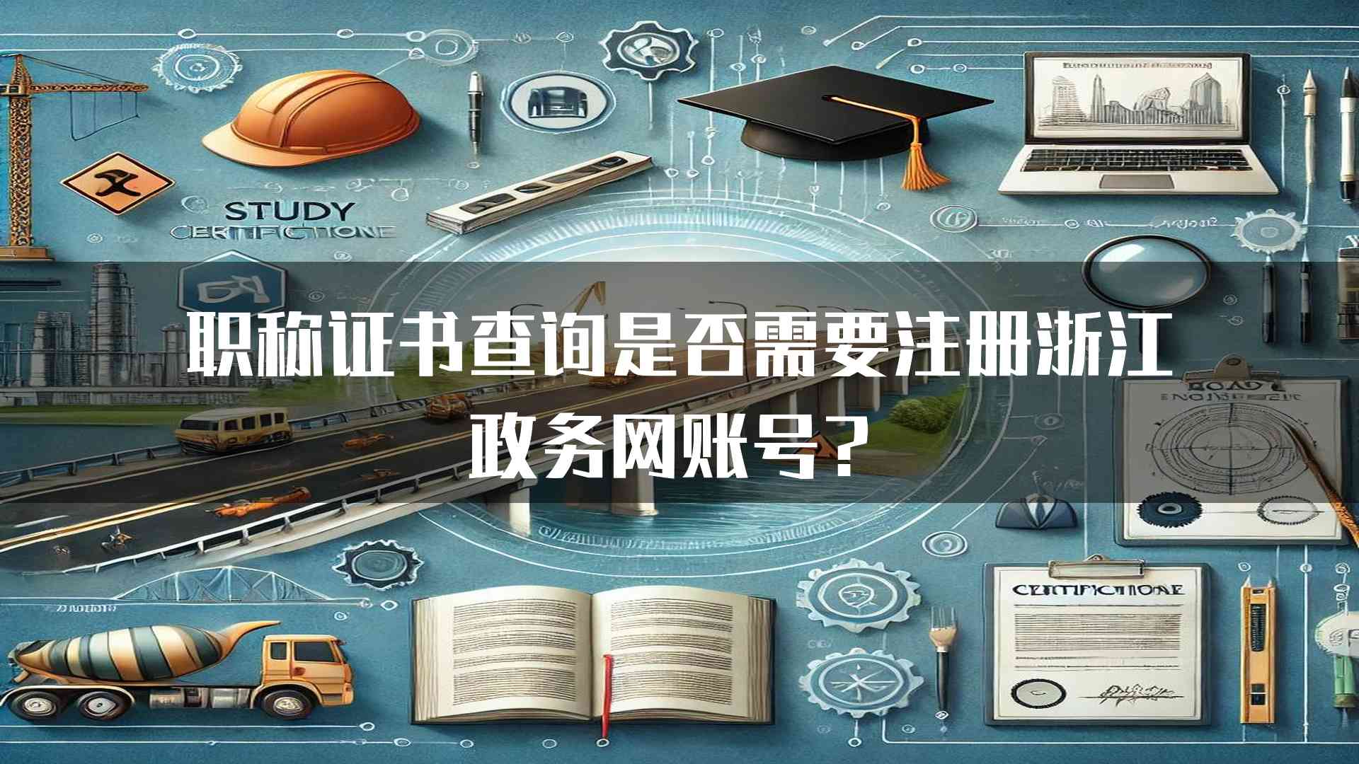 职称证书查询是否需要注册浙江政务网账号？