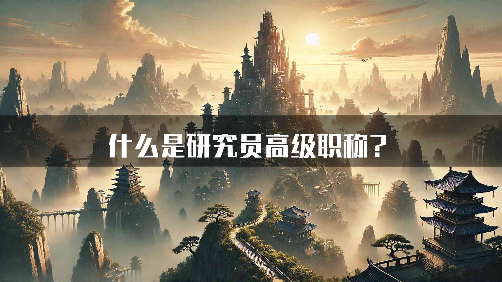 什么是研究员高级职称？