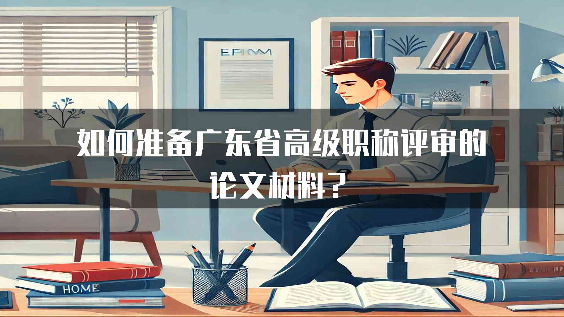 如何准备广东省高级职称评审的论文材料？