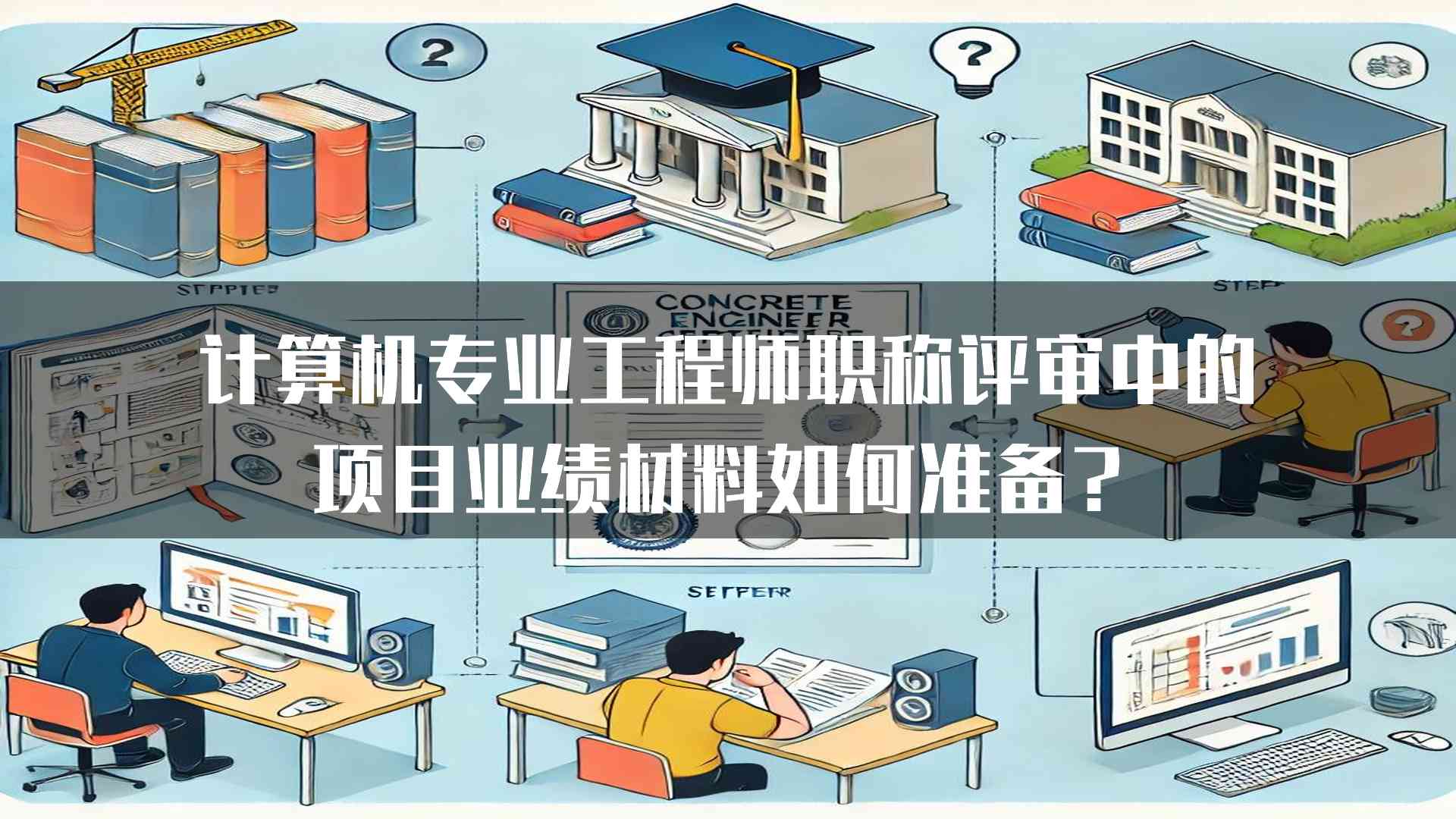 计算机专业工程师职称评审中的项目业绩材料如何准备？