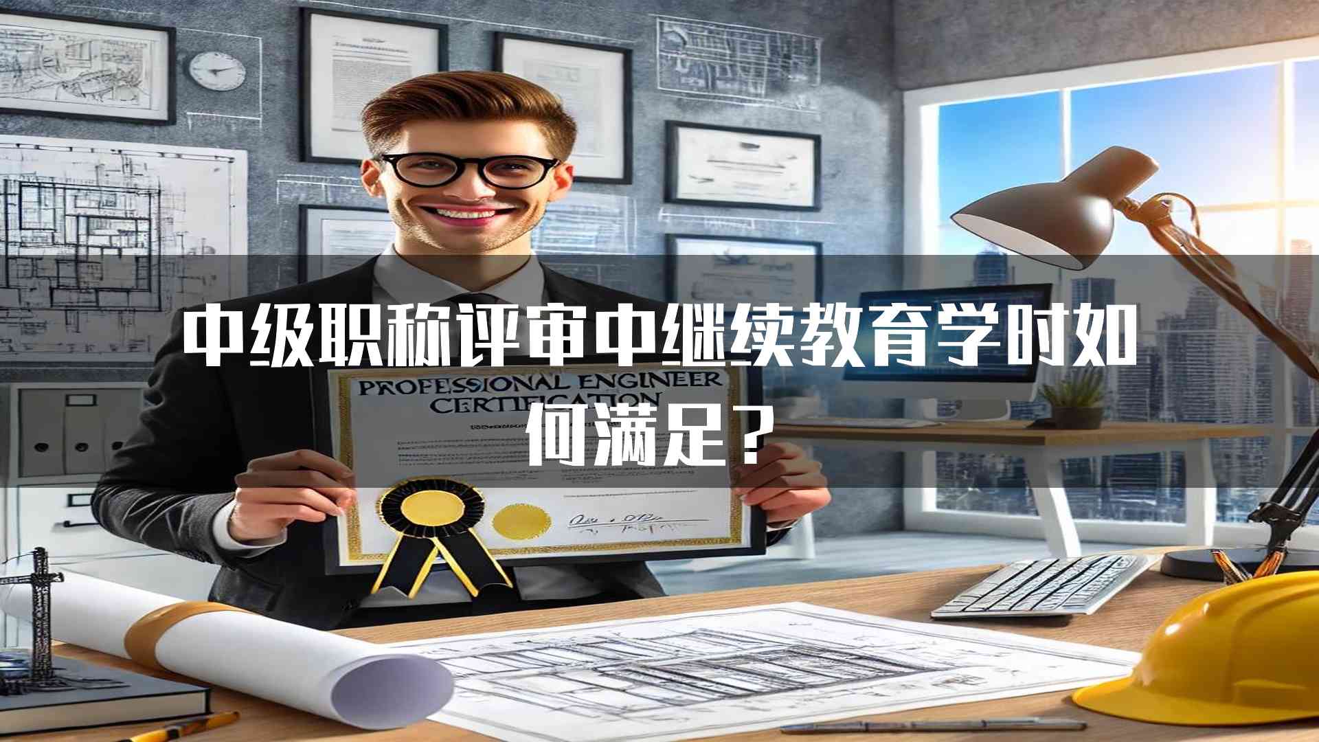 中级职称评审中继续教育学时如何满足？