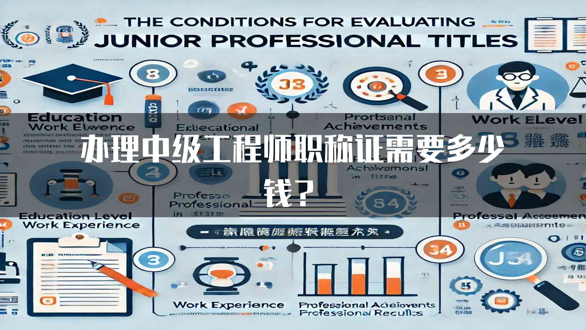 办理中级工程师职称证需要多少钱？