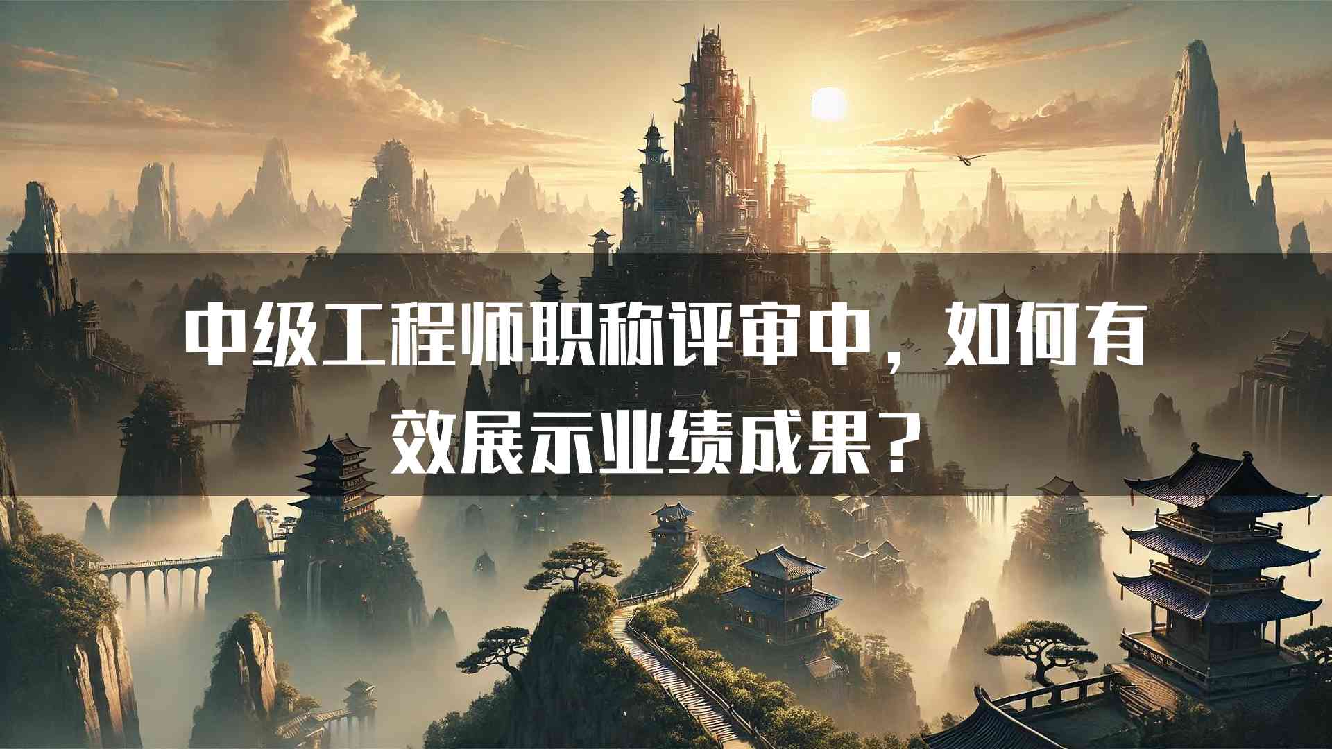 中级工程师职称评审中，如何有效展示业绩成果？