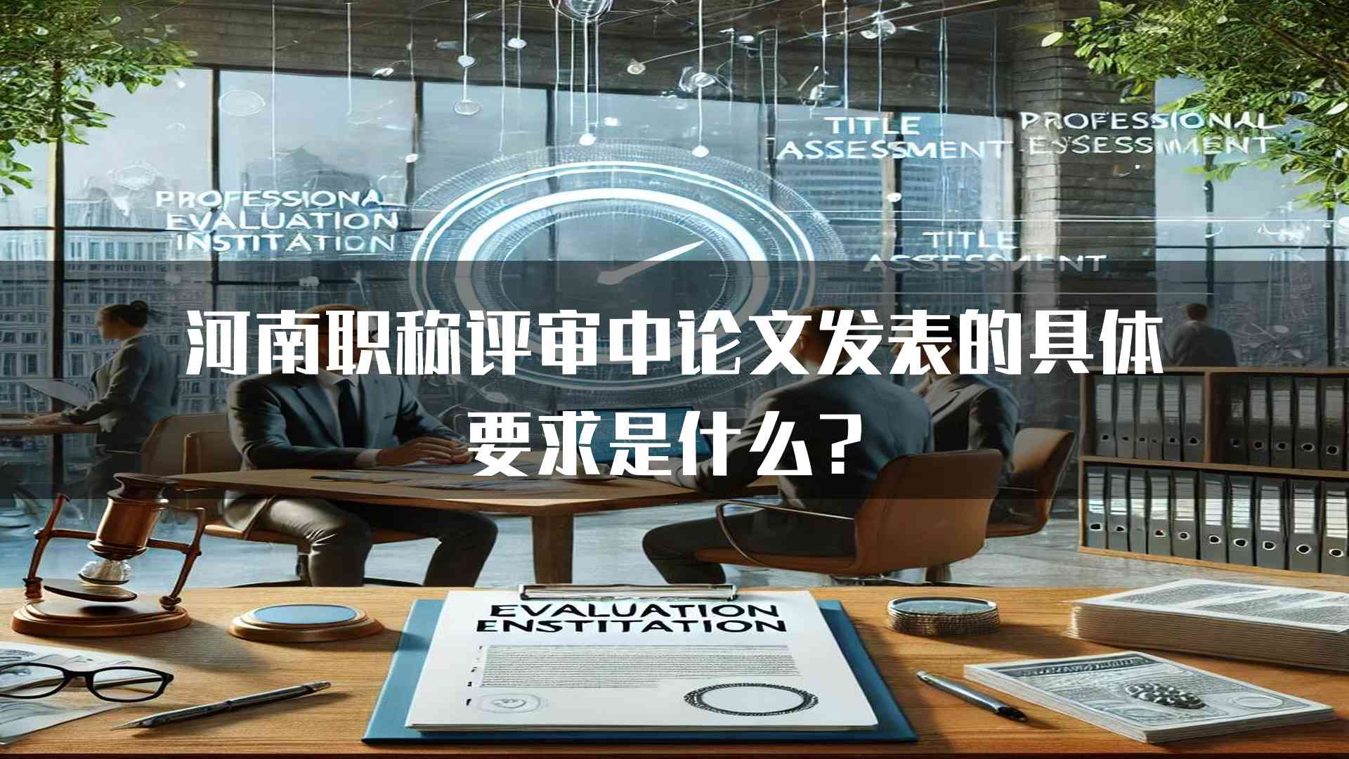 河南职称评审中论文发表的具体要求是什么？