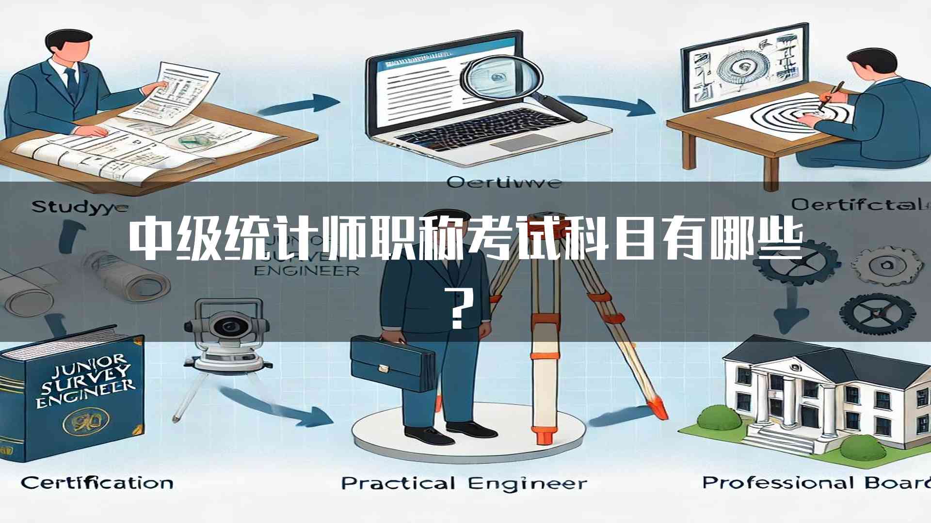 中级统计师职称考试科目有哪些？