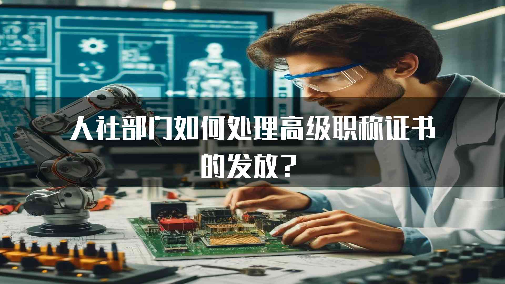 人社部门如何处理高级职称证书的发放？