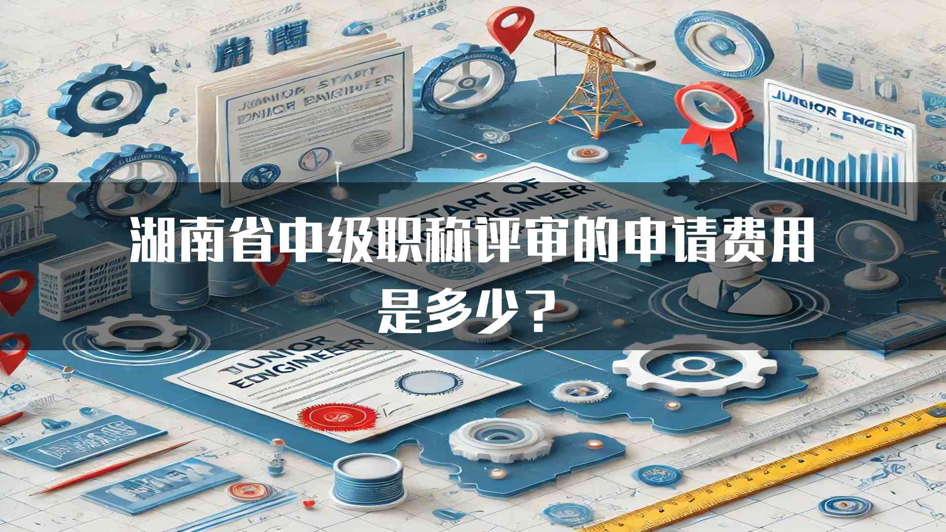 湖南省中级职称评审的申请费用是多少？