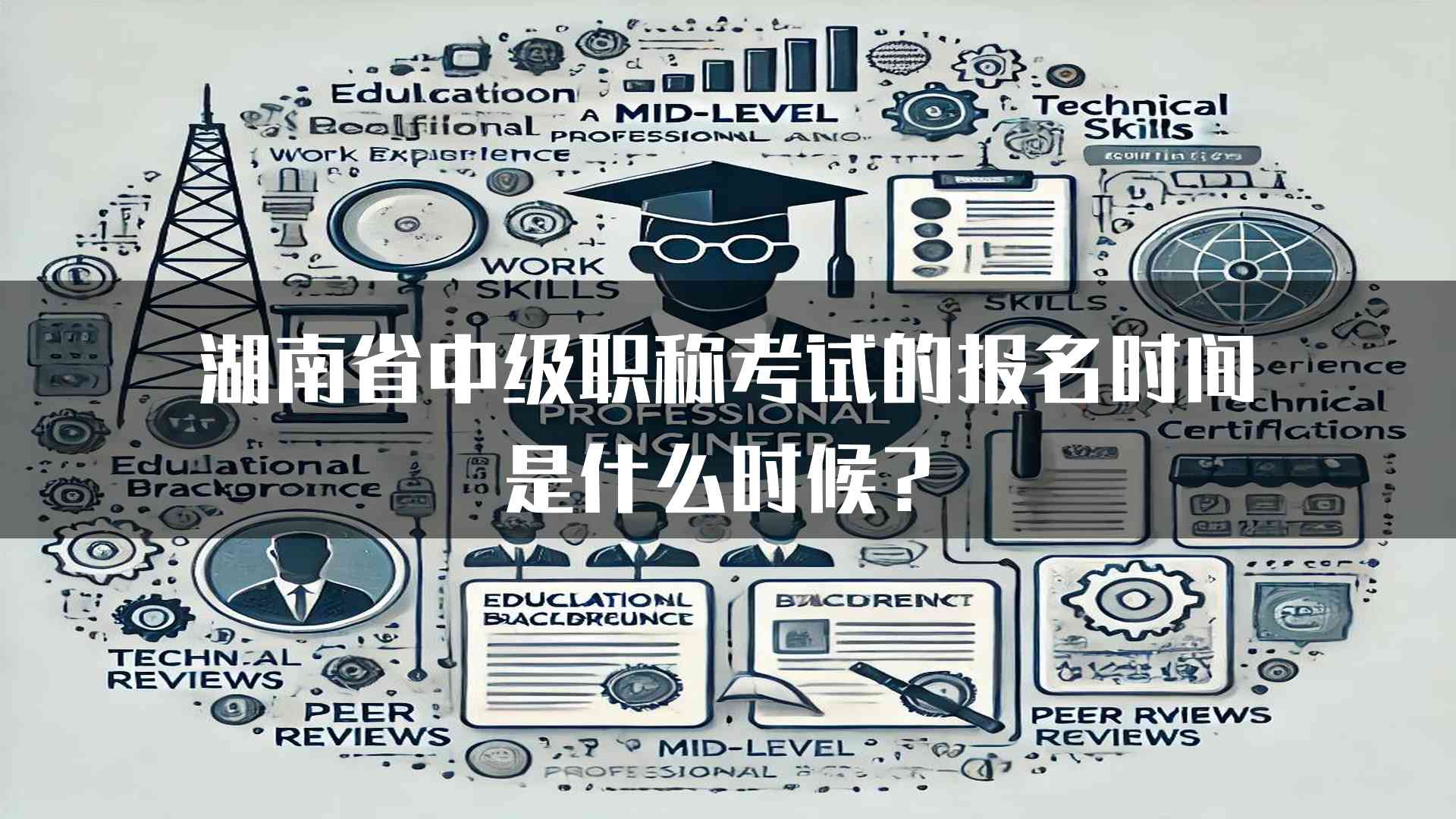 湖南省中级职称考试的报名时间是什么时候？