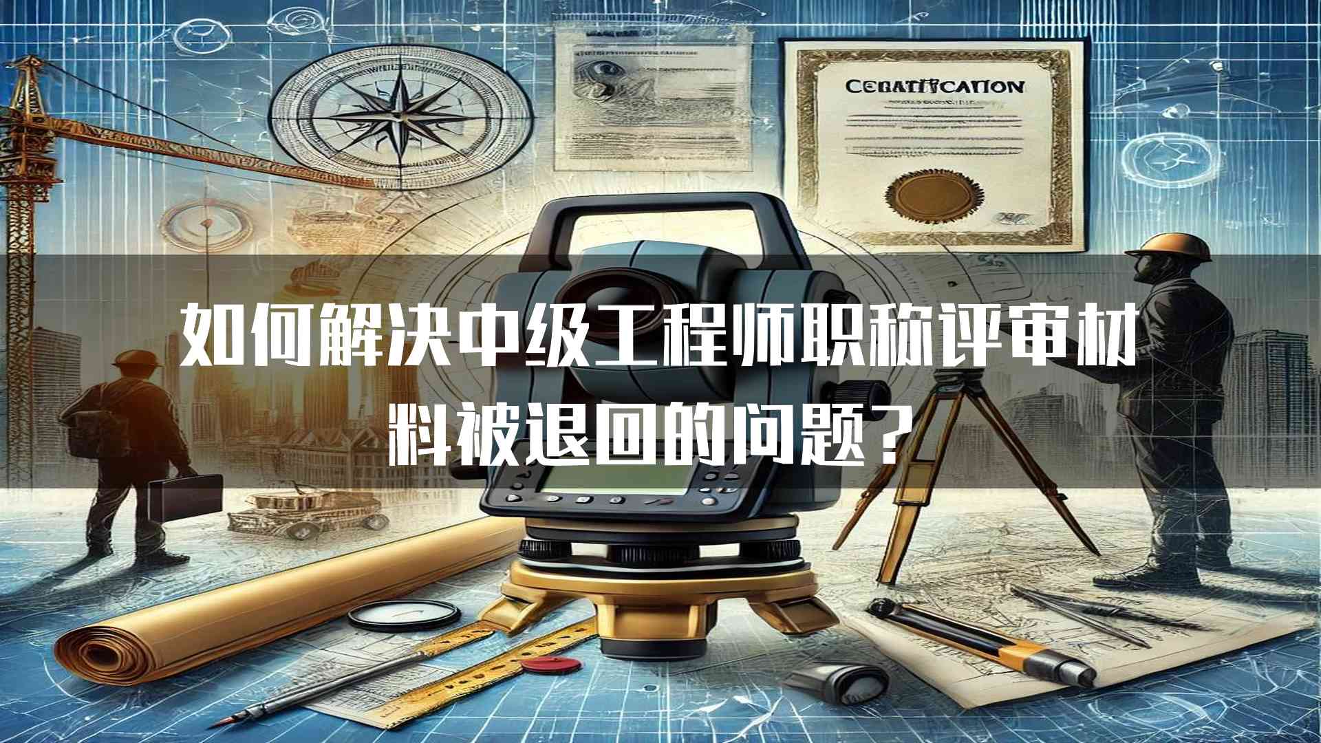 如何解决中级工程师职称评审材料被退回的问题？