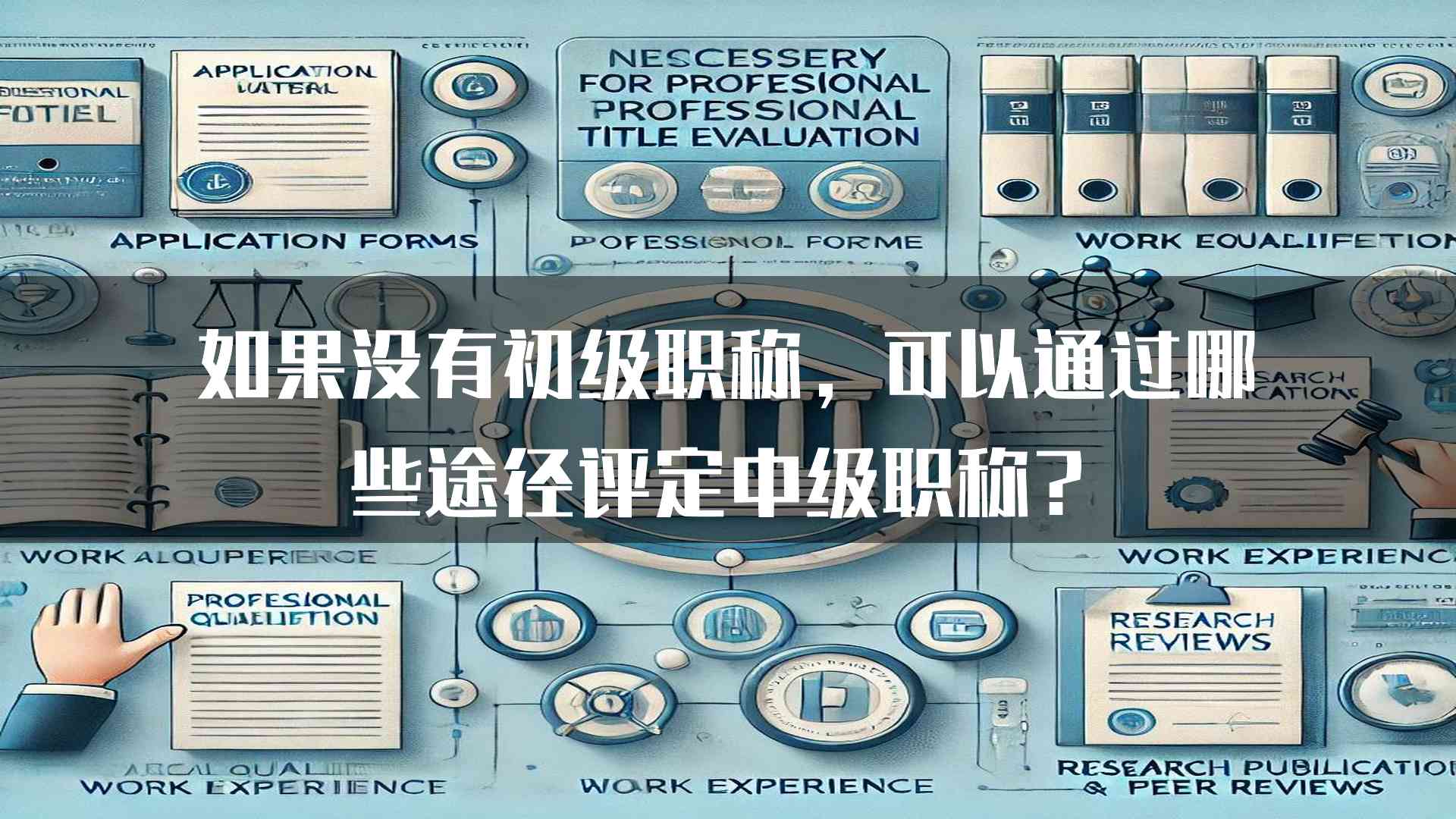 如果没有初级职称，可以通过哪些途径评定中级职称？