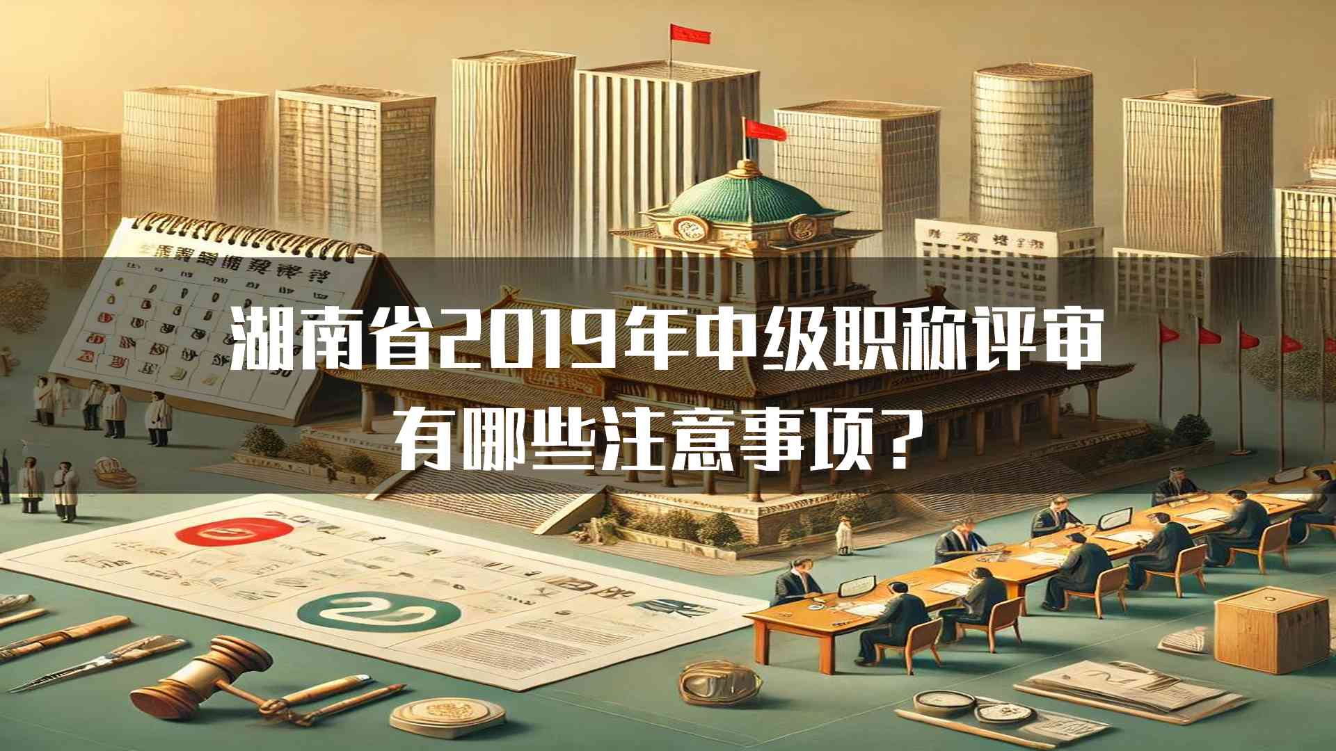 湖南省2019年中级职称评审有哪些注意事项？