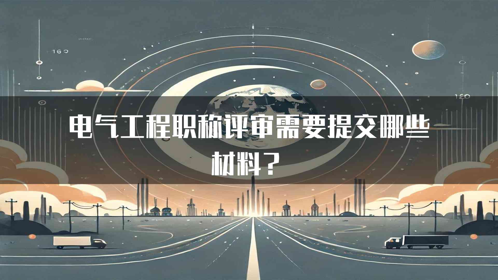 电气工程职称评审需要提交哪些材料？