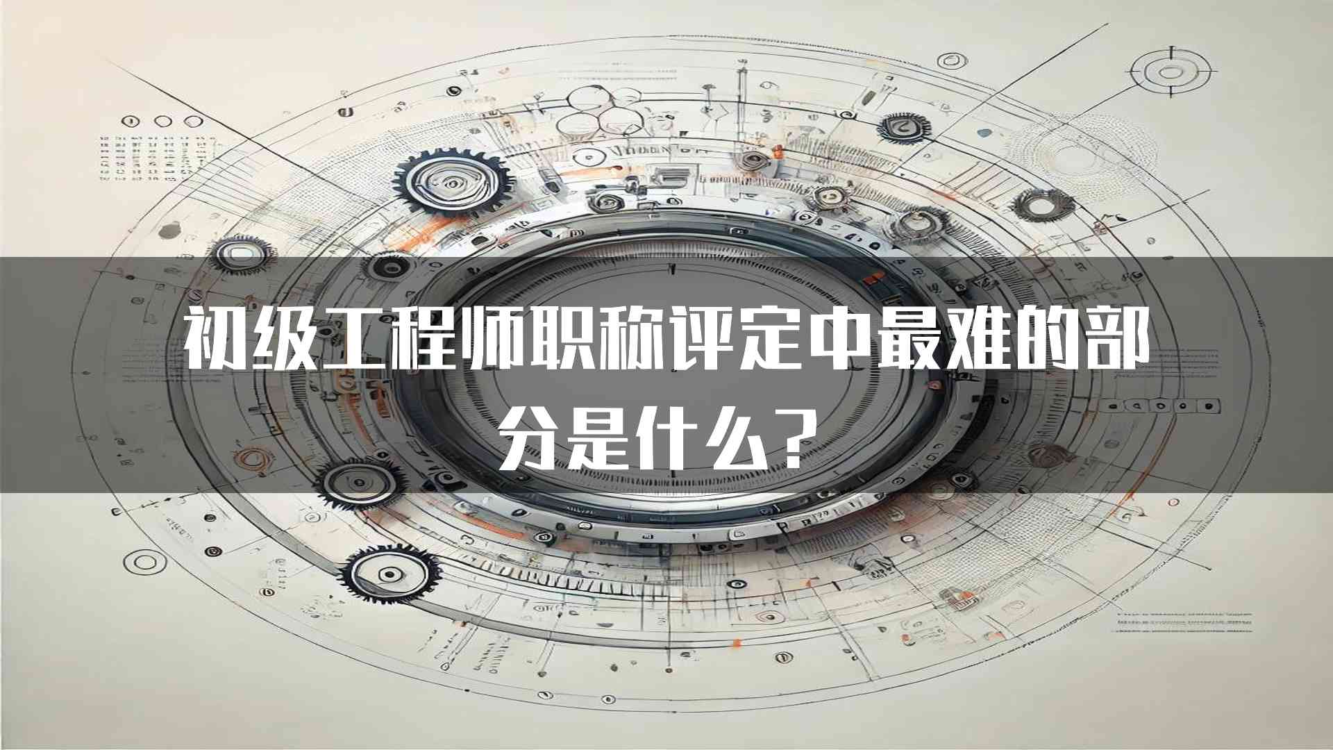 初级工程师职称评定中最难的部分是什么？